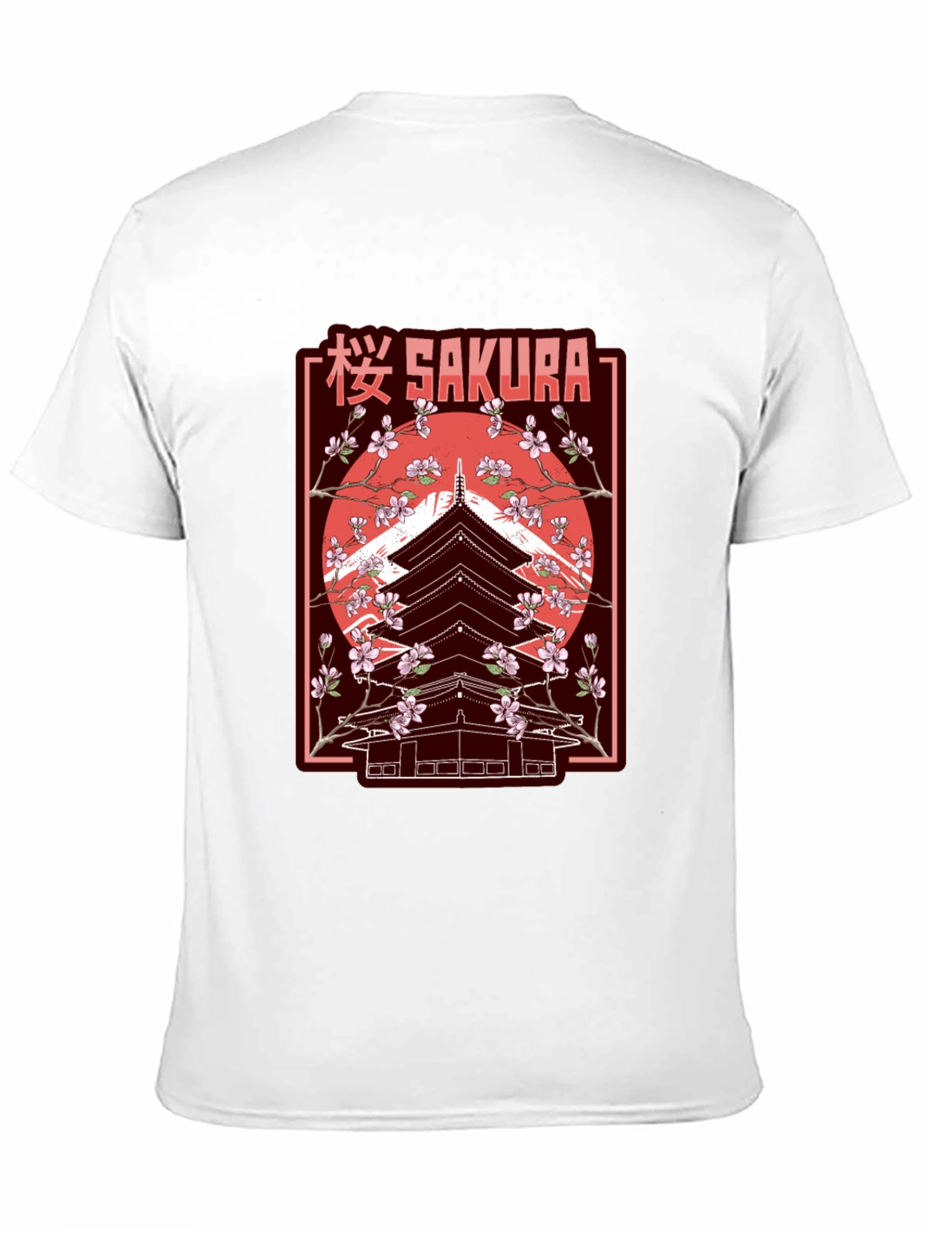 Sakura Pagoda Graphic Tee