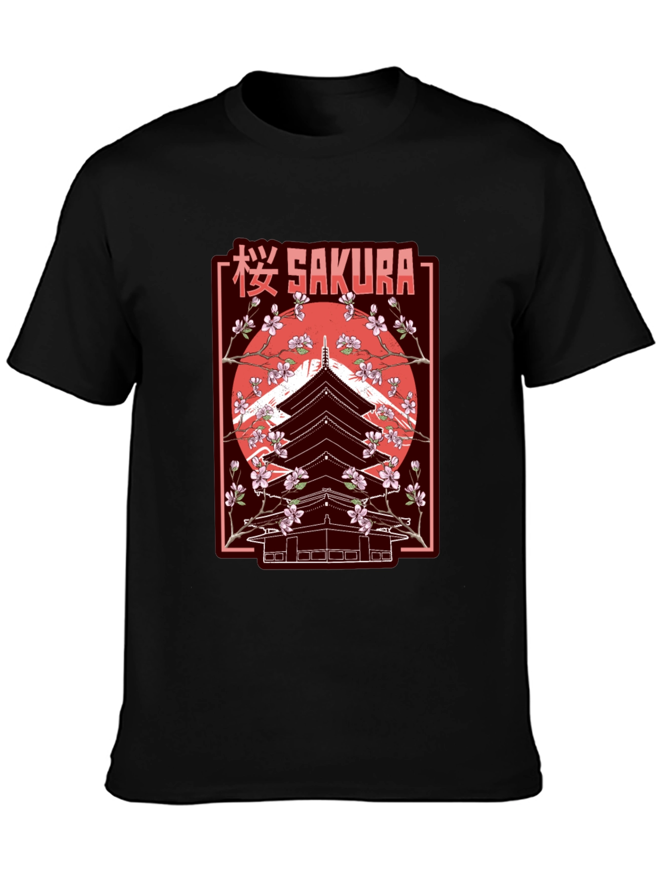 Sakura Pagoda Graphic Tee