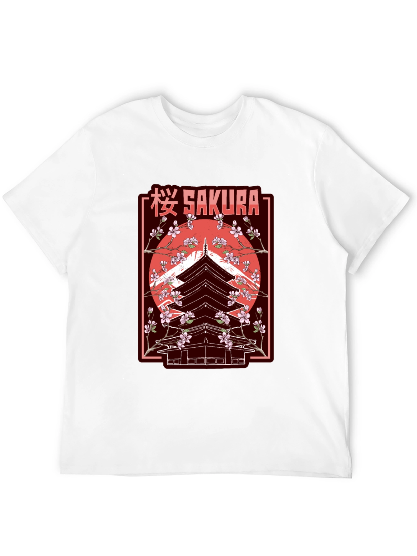 Sakura Pagoda Graphic Tee