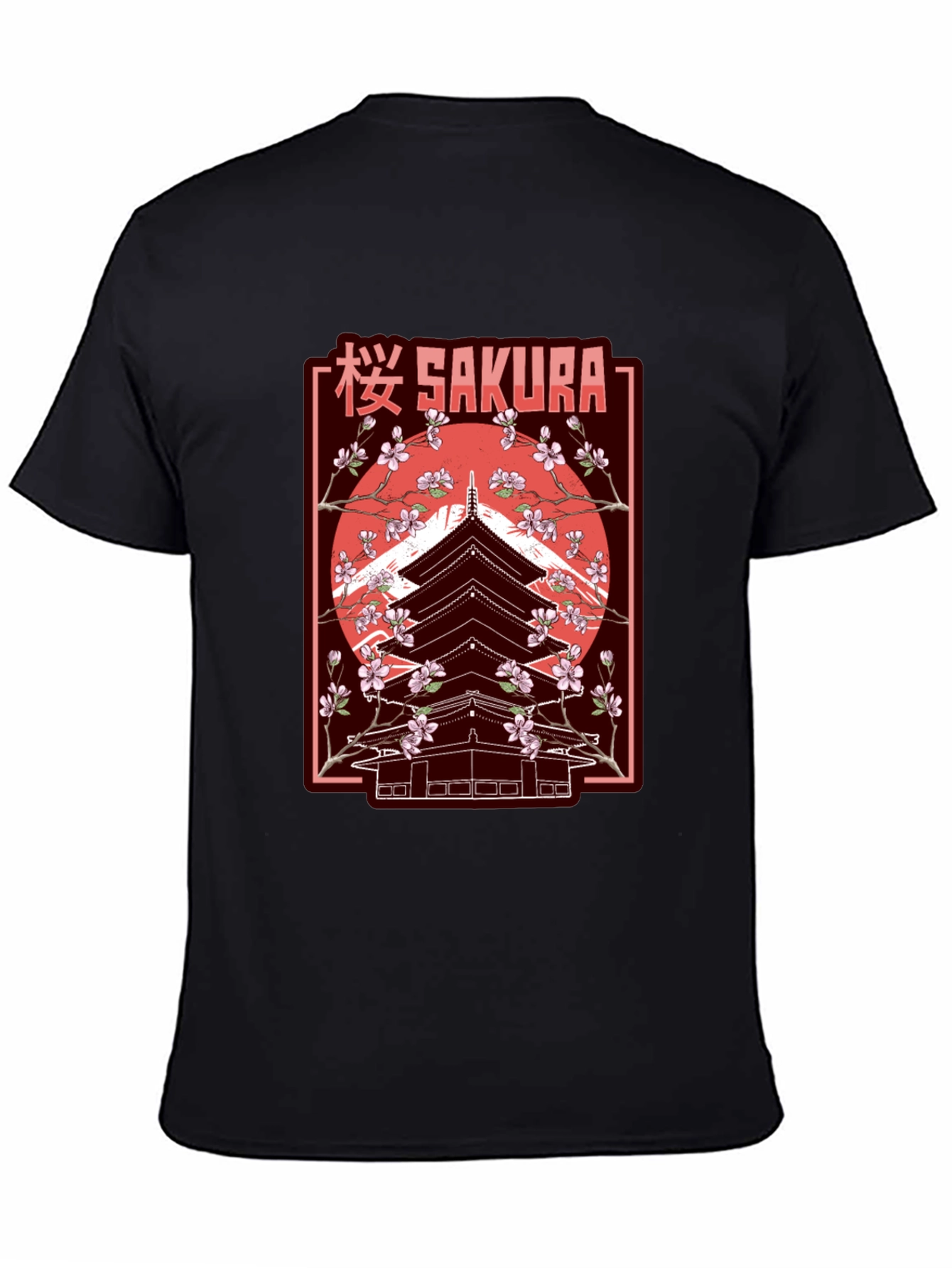 Sakura Pagoda Graphic Tee