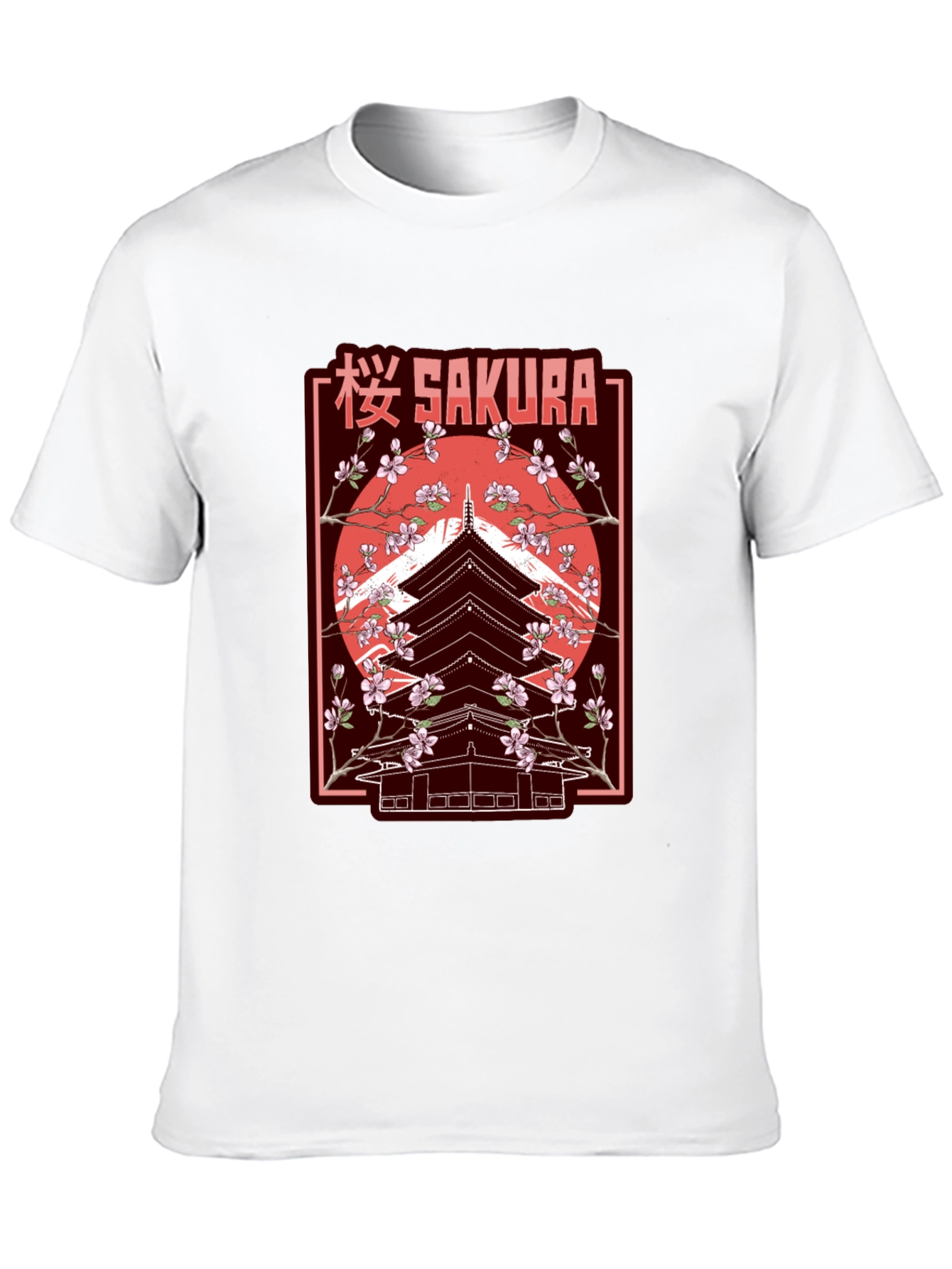 Sakura Pagoda Graphic Tee