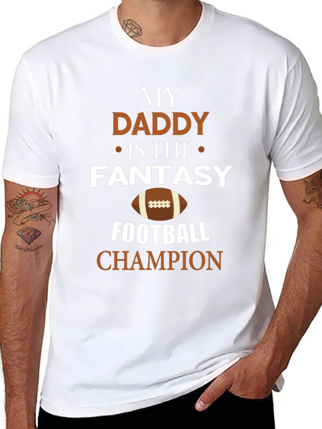 My Daddy is the Fantasy Football Champion T-Shirt