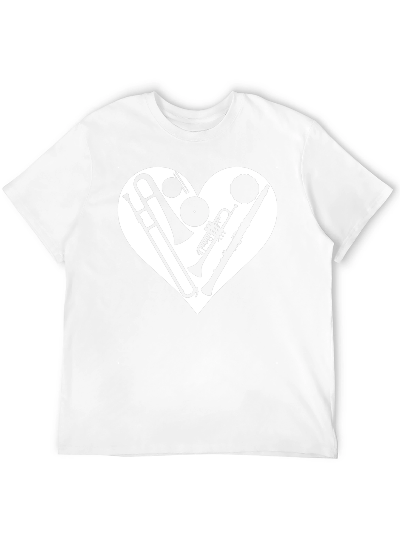 Musical Heart T-Shirt - Music Lover Tee