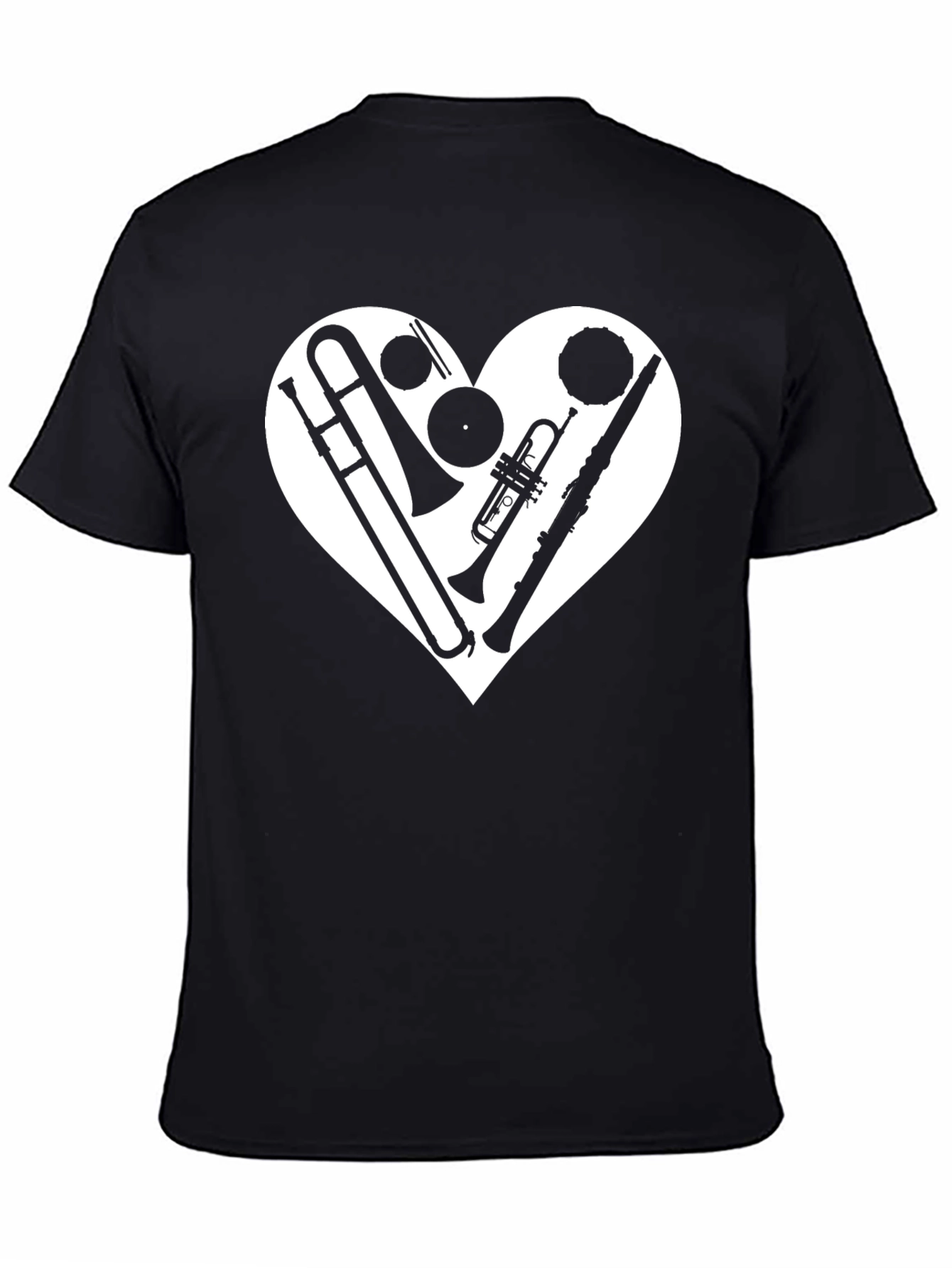 Musical Heart T-Shirt - Music Lover Tee