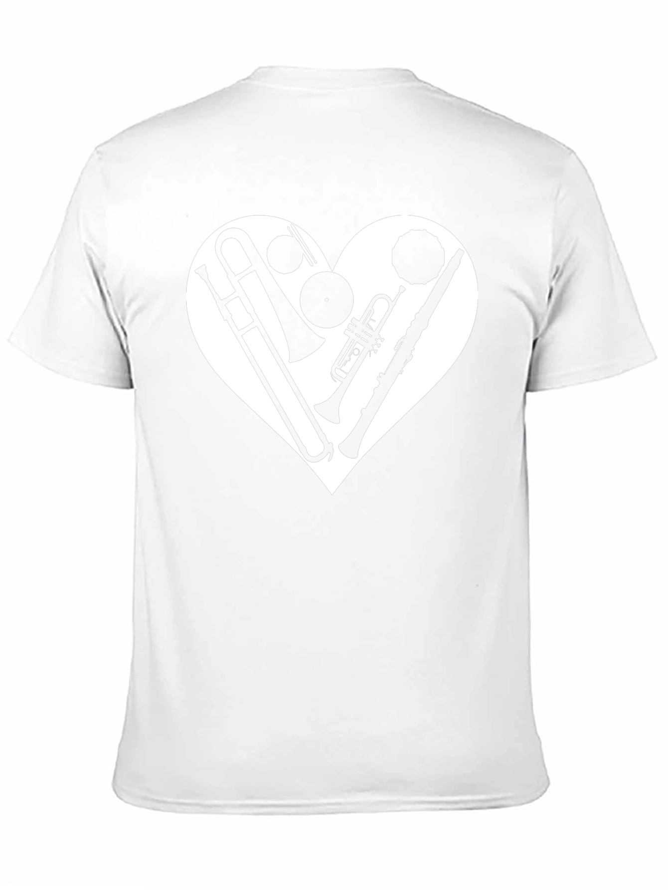 Musical Heart T-Shirt - Music Lover Tee