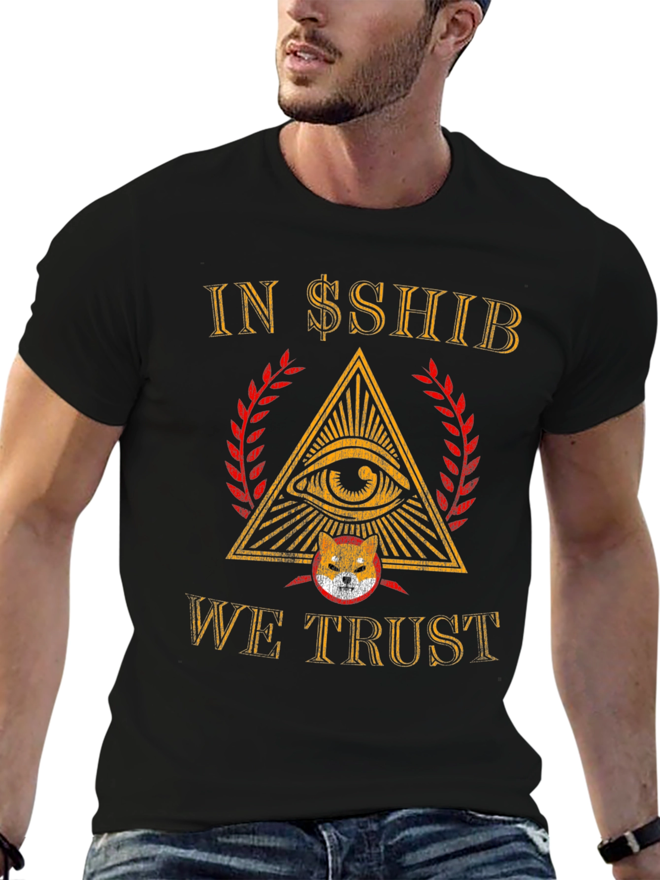 In $SHIB We Trust Crypto T-Shirt