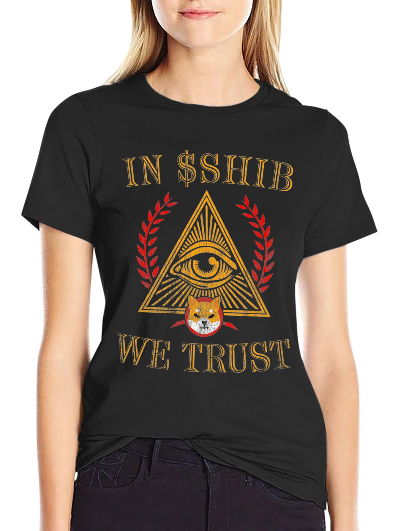 In $SHIB We Trust Crypto T-Shirt