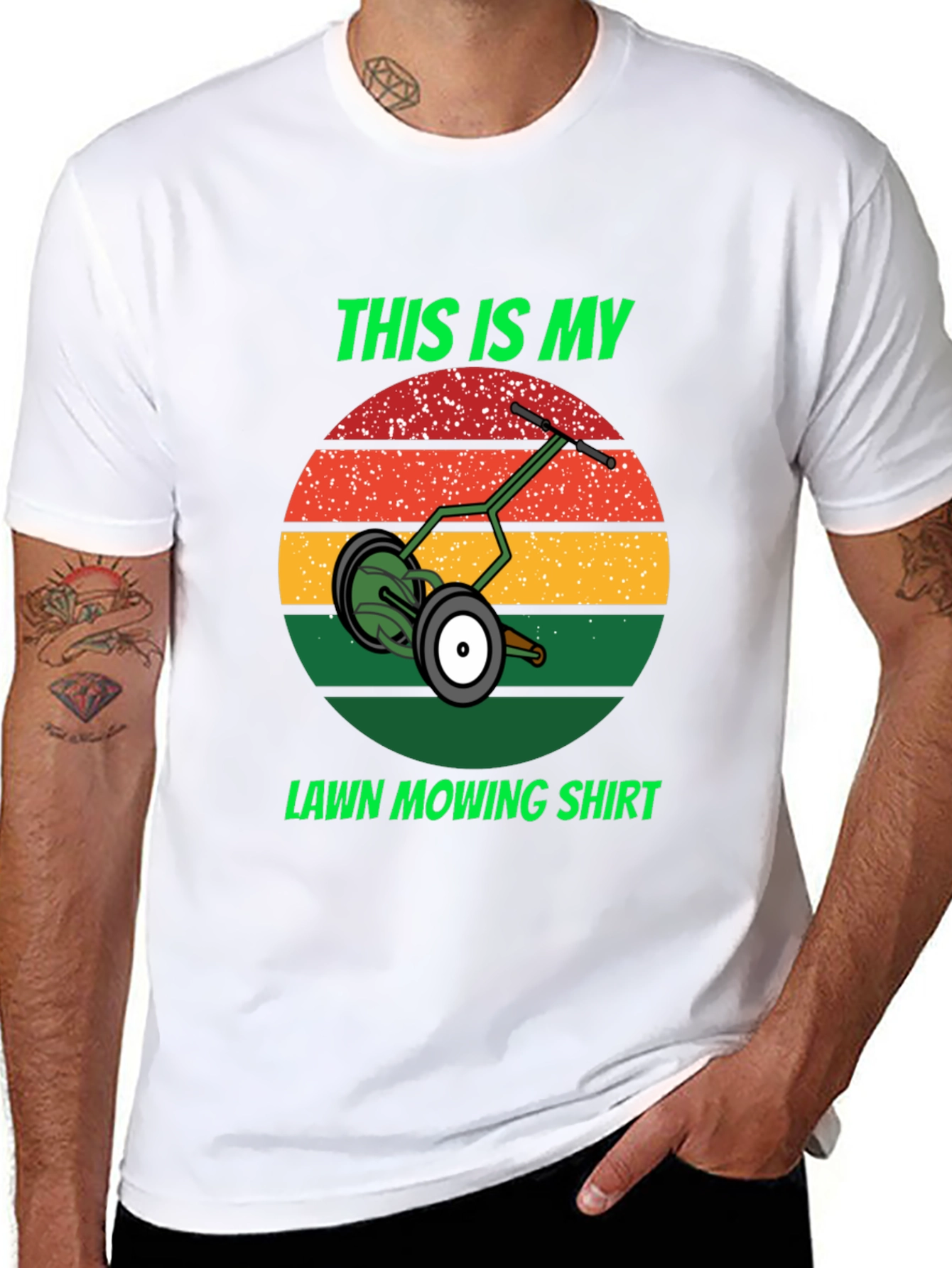 This Is My Lawn Mowing Shirt - Graphic Tee