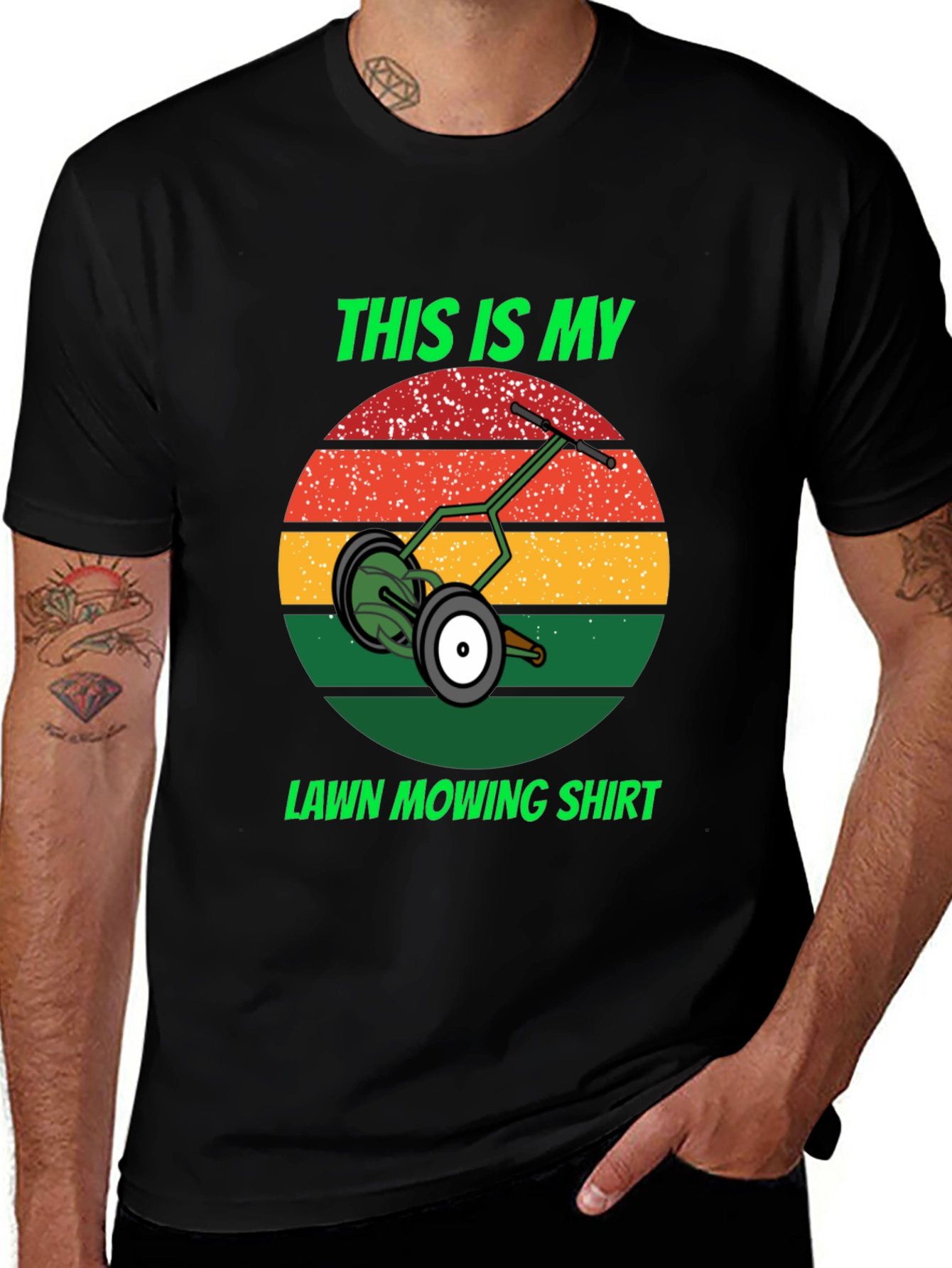 This Is My Lawn Mowing Shirt - Graphic Tee
