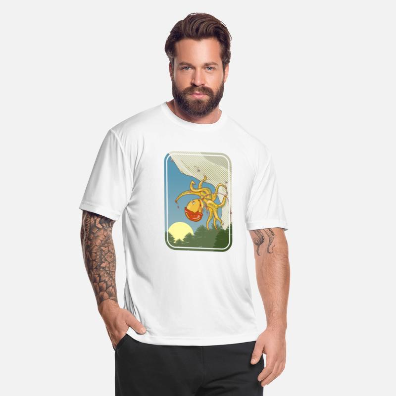 Octopus rock climber