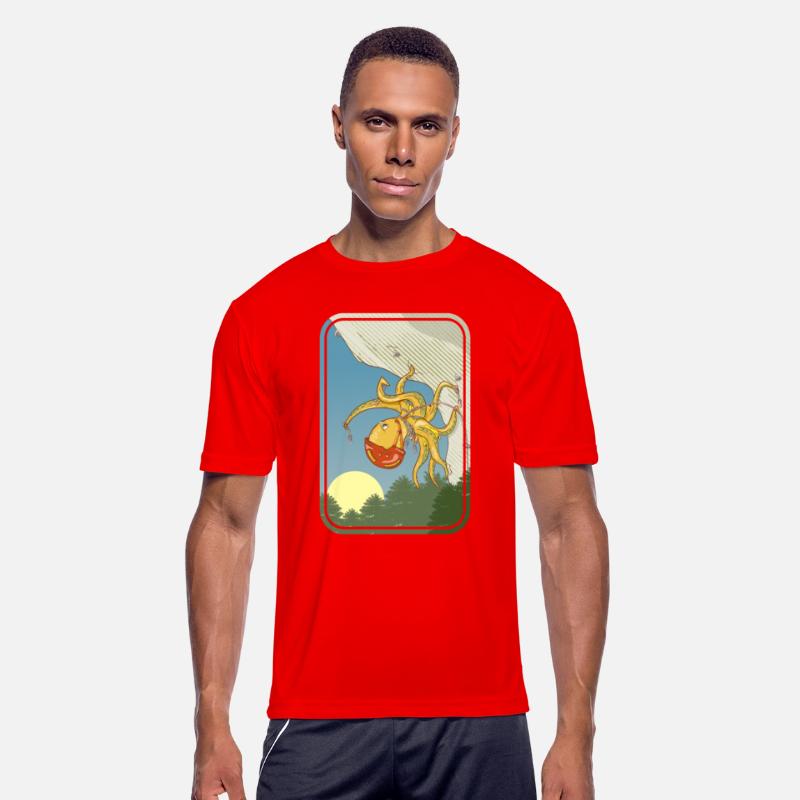Octopus rock climber