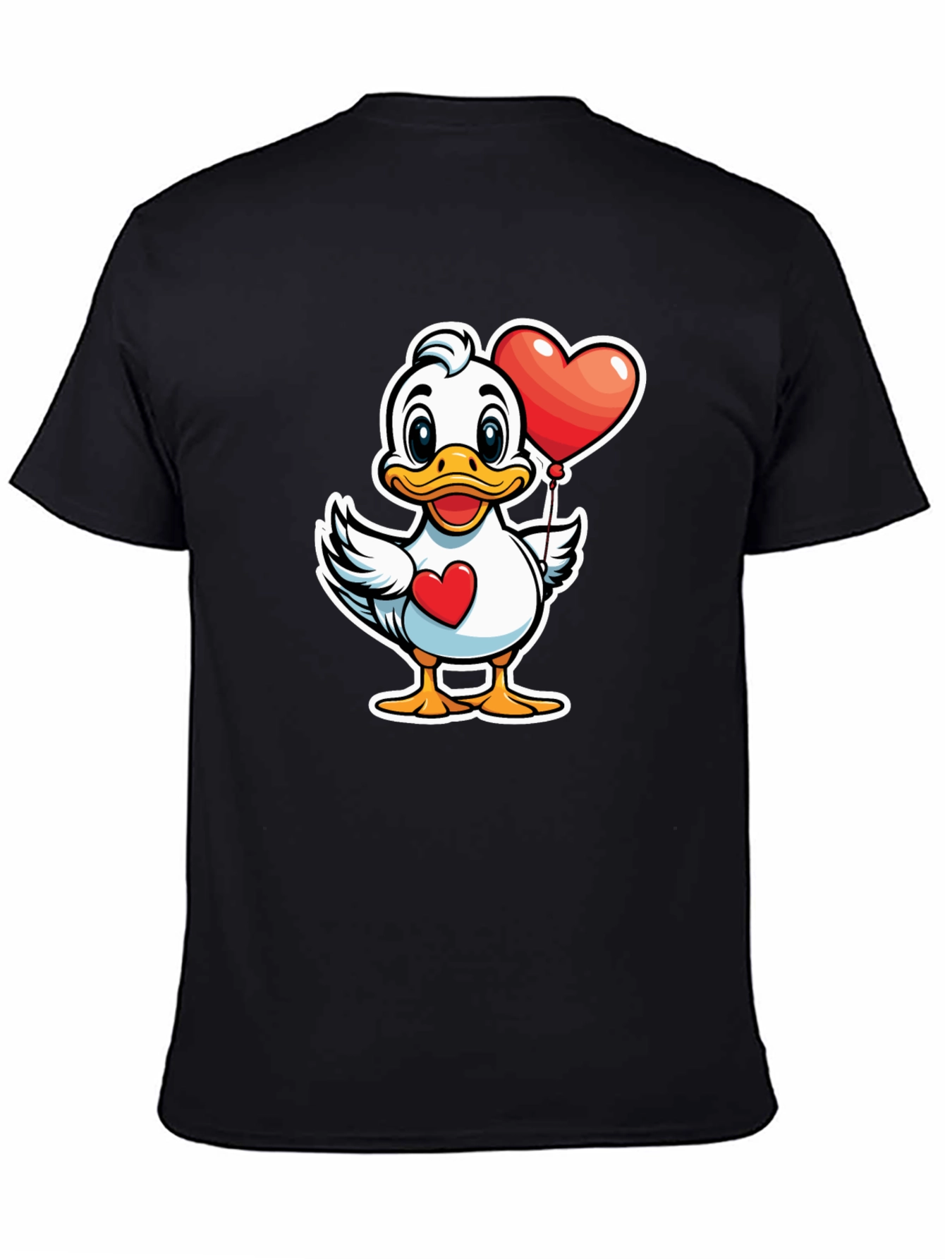 Duck with Heart Balloon Graphic Tee