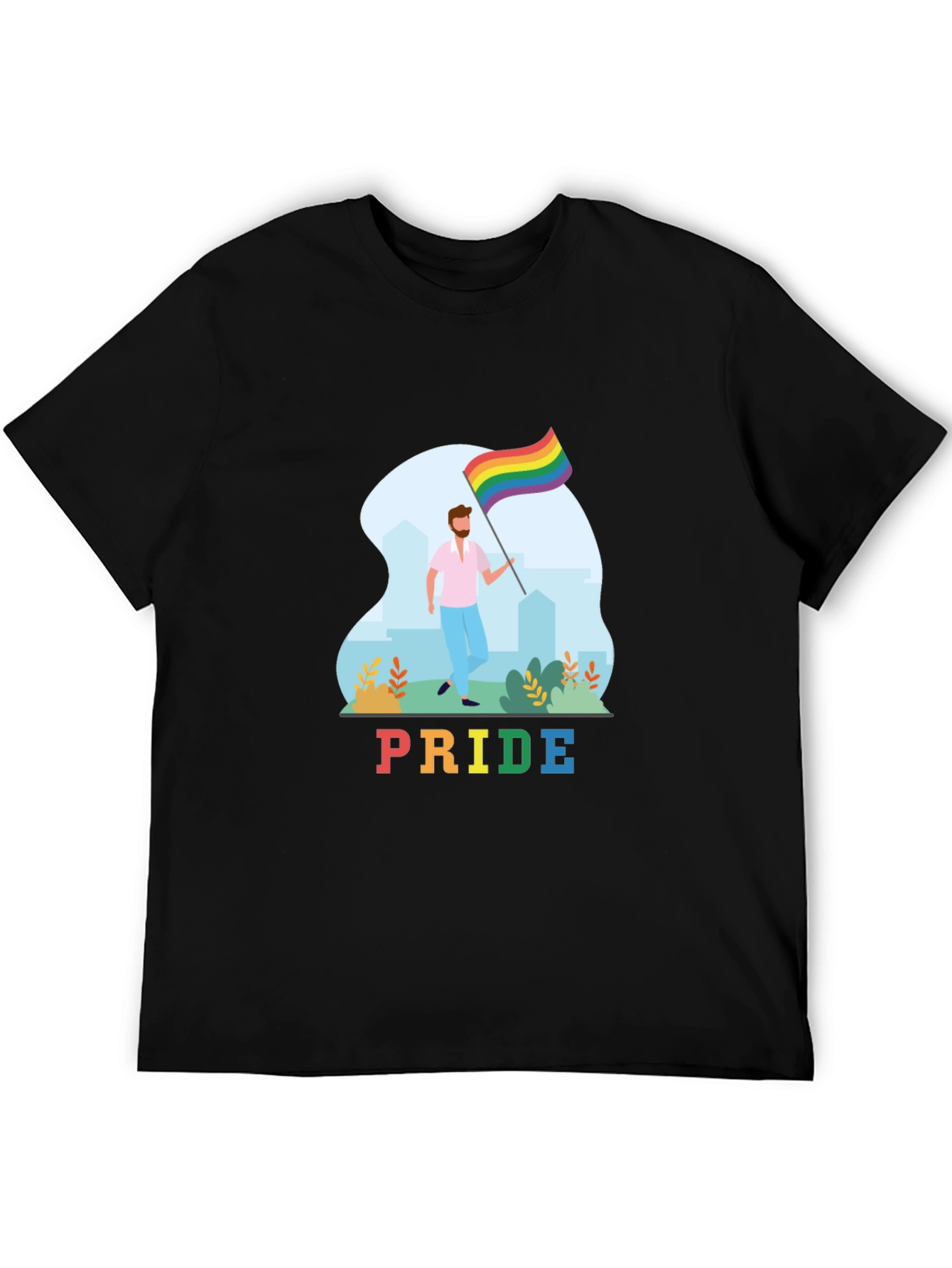 Pride Rainbow Graphic T-Shirt