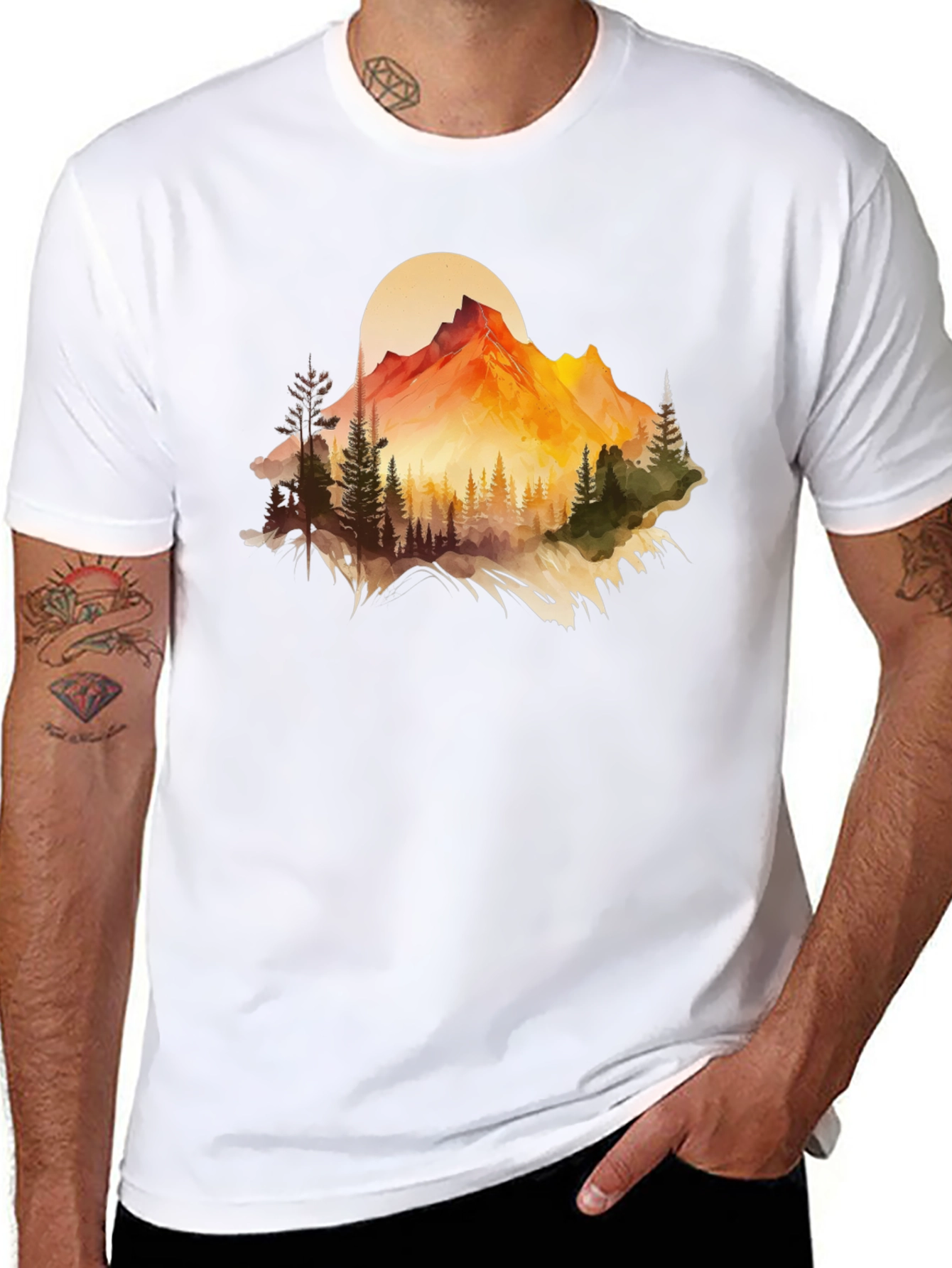 Mountain Sunset Graphic Tee