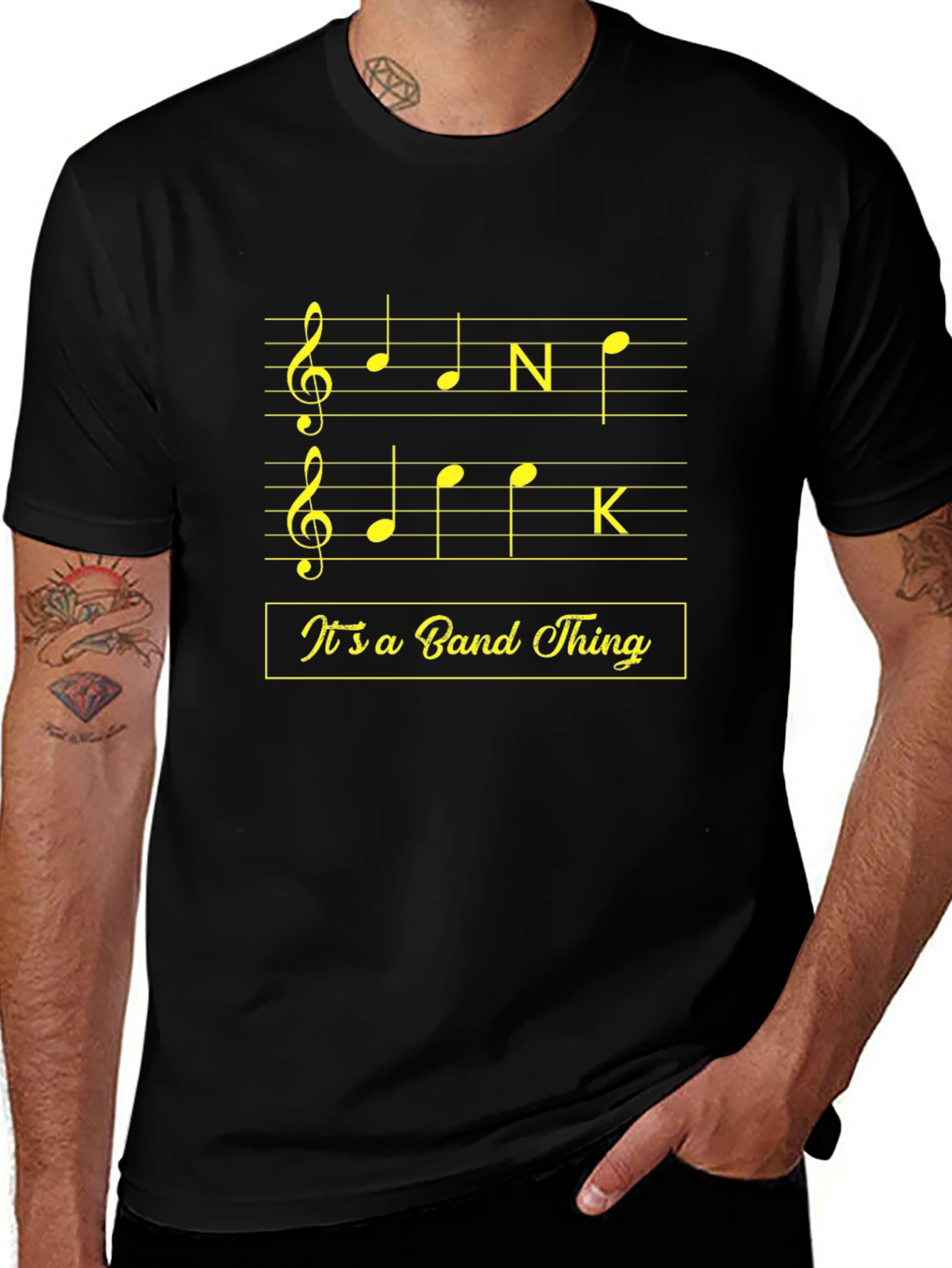 Its a Band Thing - Music Notes Graphic Tee