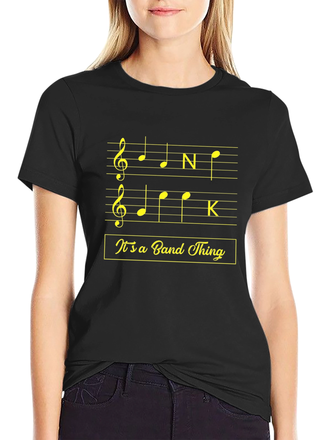 Its a Band Thing - Music Notes Graphic Tee