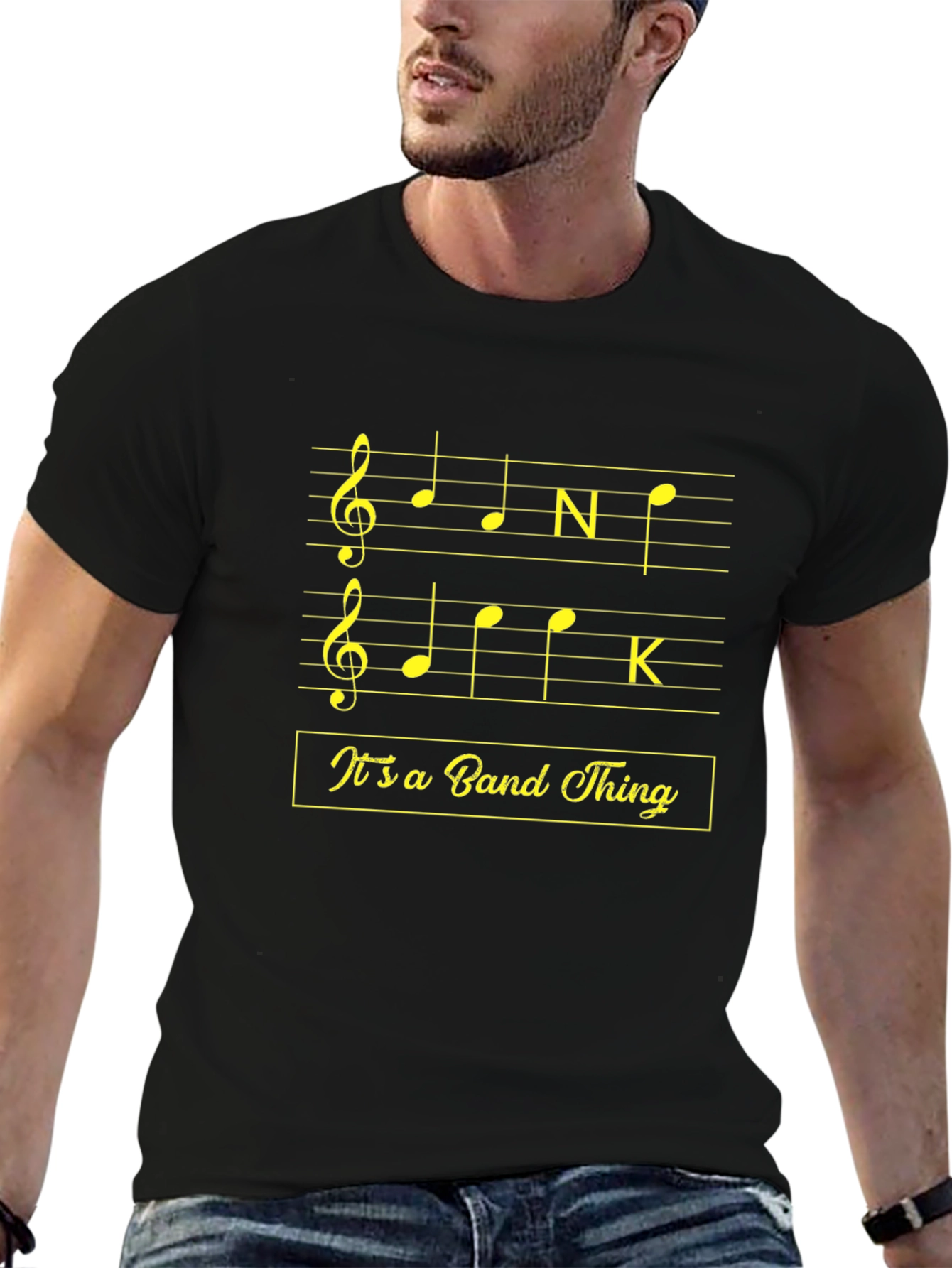 Its a Band Thing - Music Notes Graphic Tee