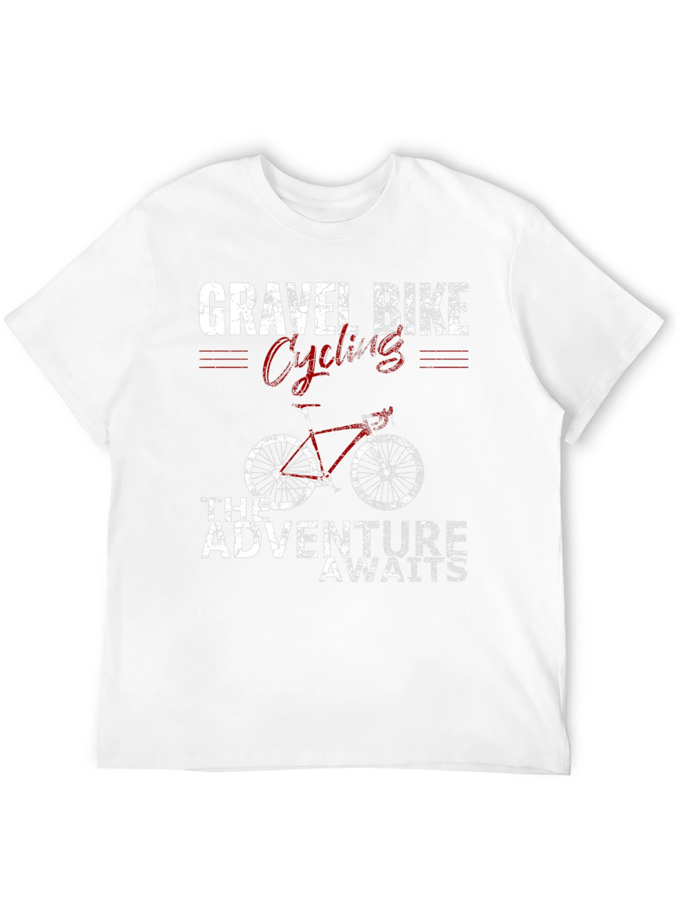 Gravel Bike Cycling T-Shirt - Adventure Awaits