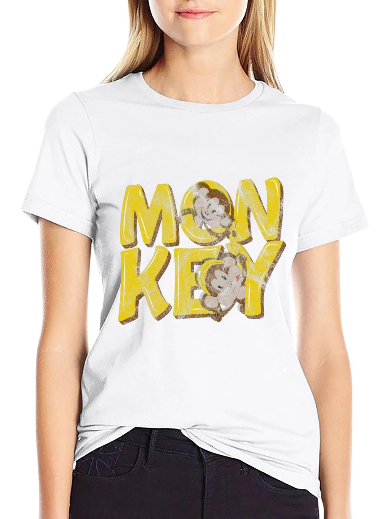 Monkey Skull Graphic T-Shirt