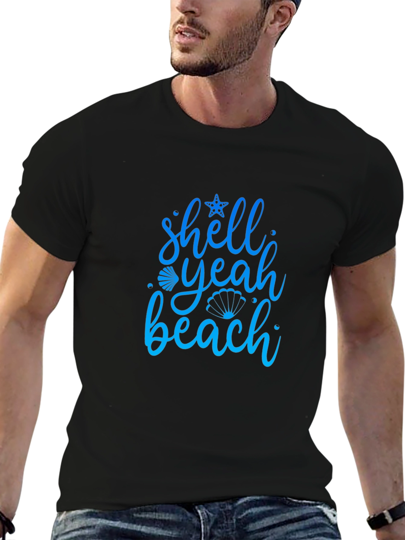 Shell Yeah Beach T-Shirt - Summer Vacation Apparel