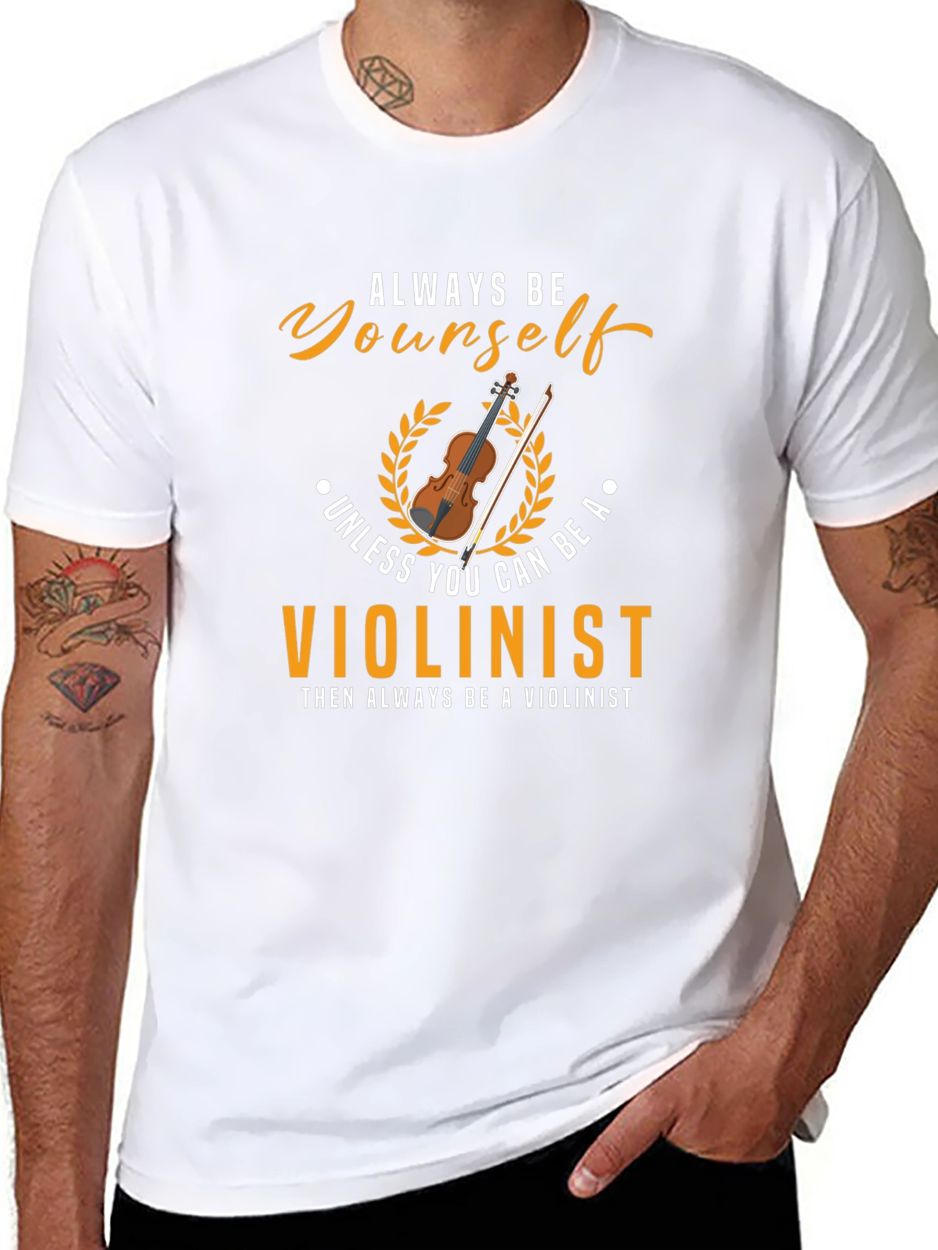 Always Be Yourself Violinist Graphic Tee