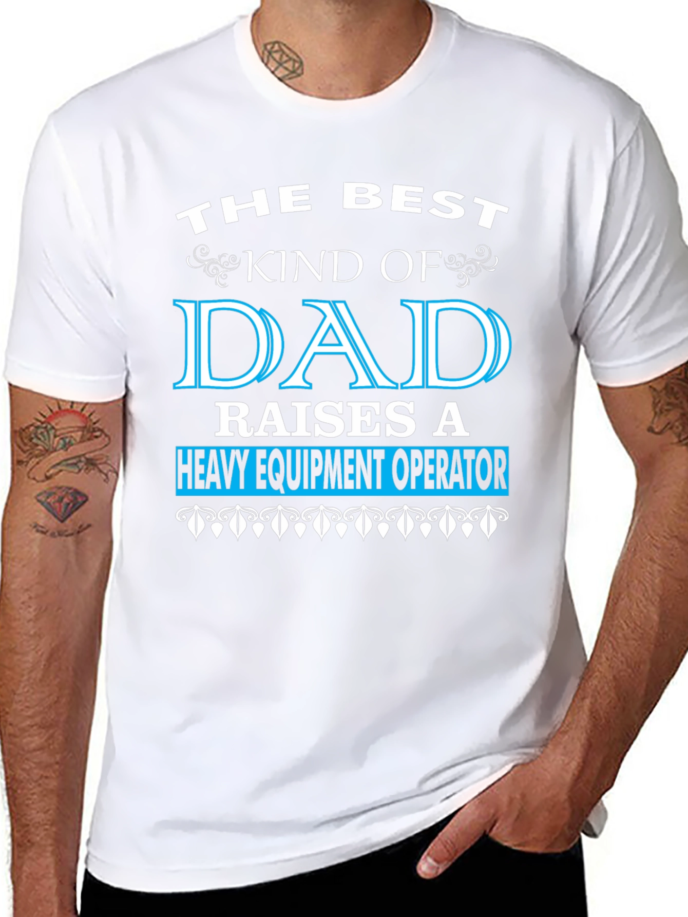 Best Dad Heavy Equipment Operator T-Shirt