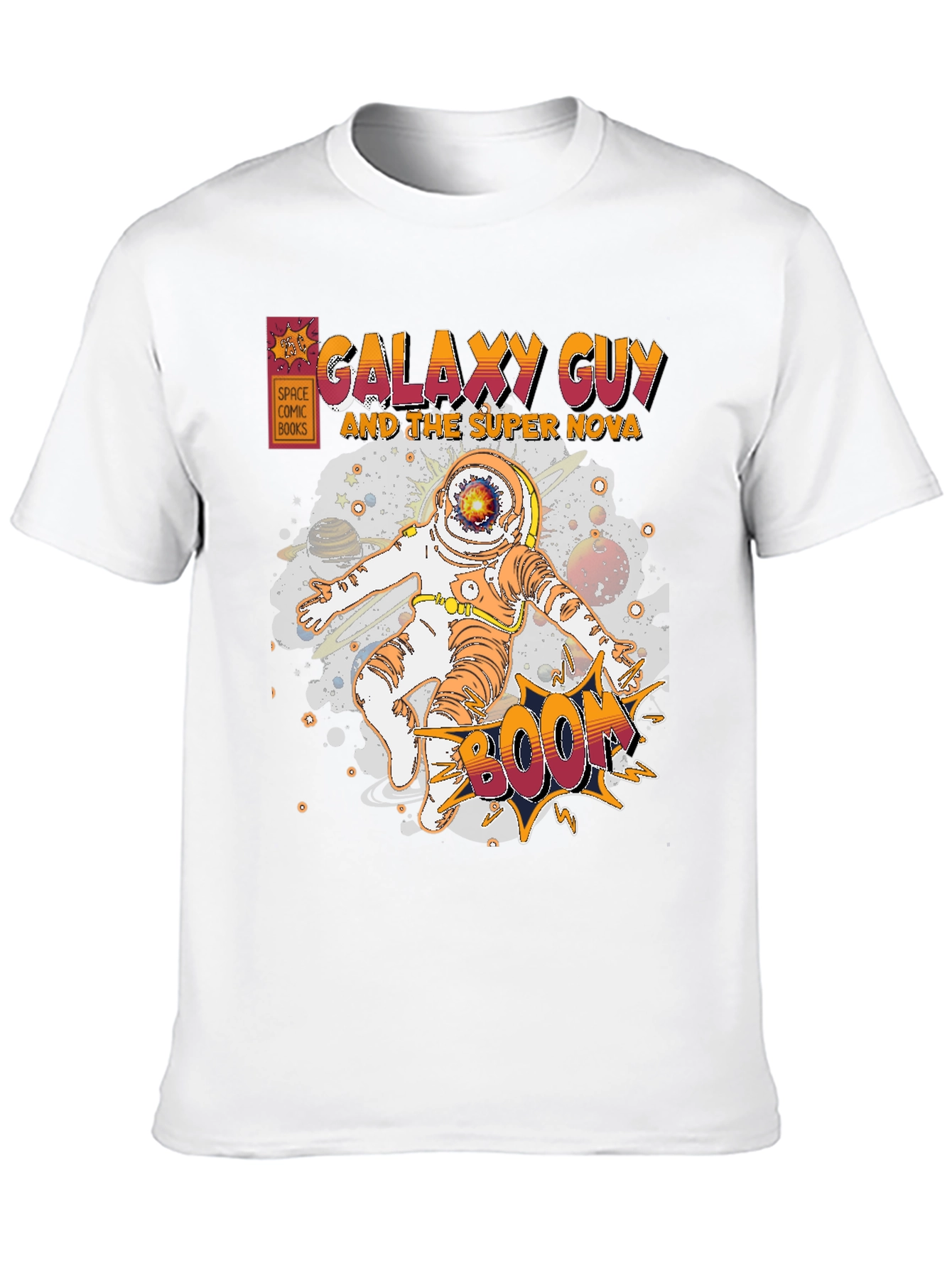 Galaxy Guy Comic Book Graphic T-Shirt