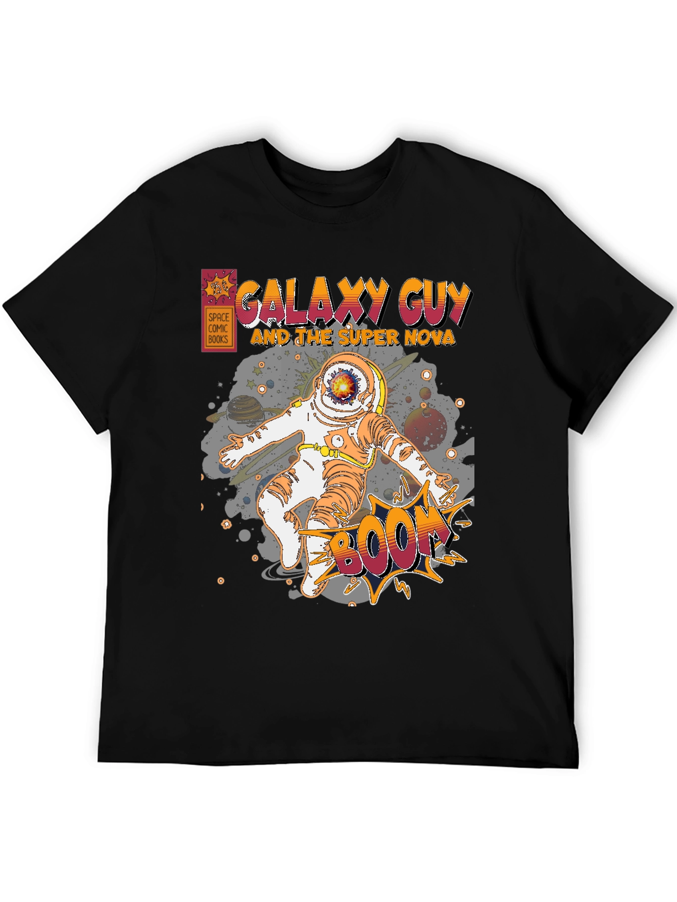 Galaxy Guy Comic Book Graphic T-Shirt