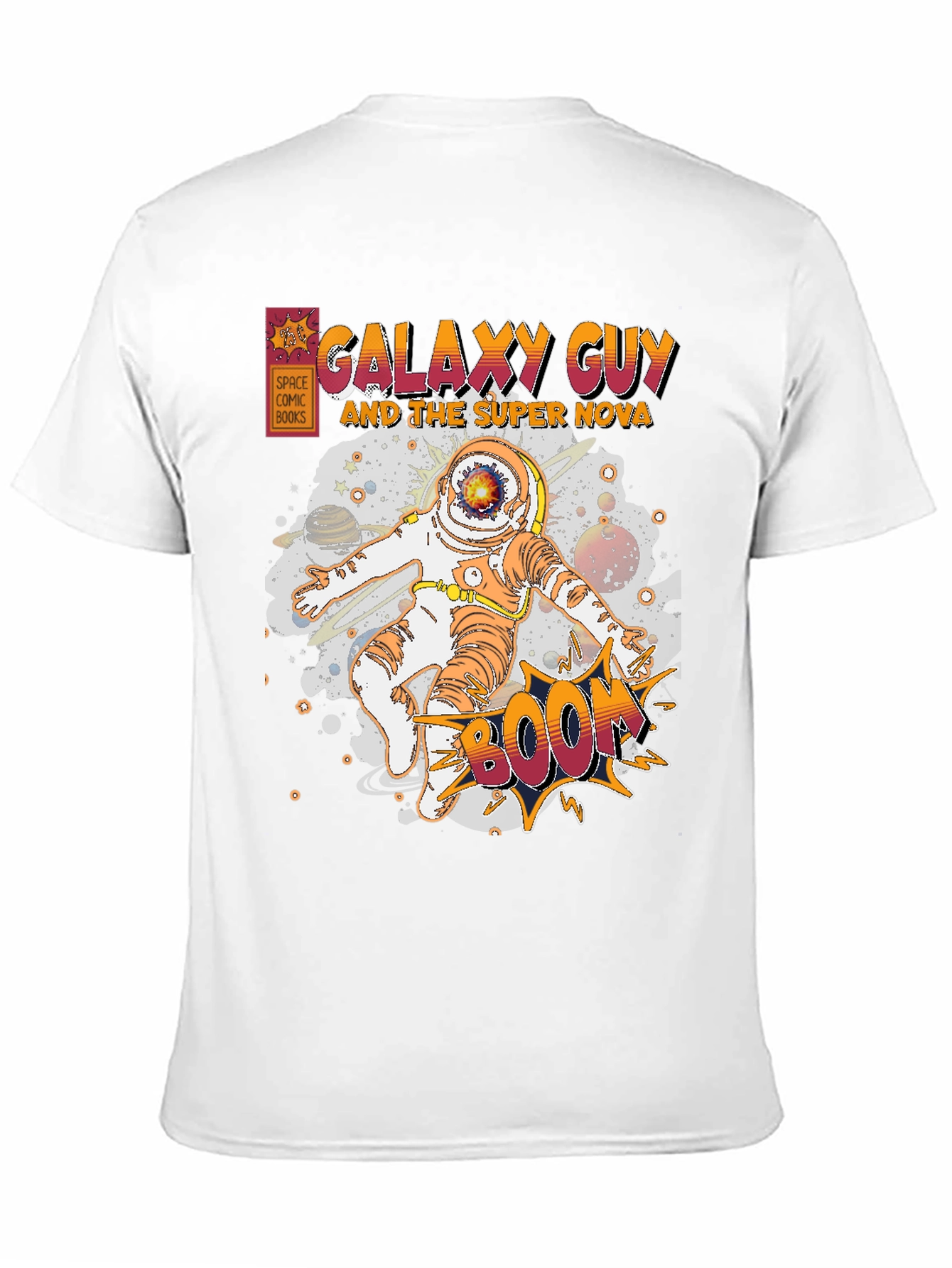 Galaxy Guy Comic Book Graphic T-Shirt