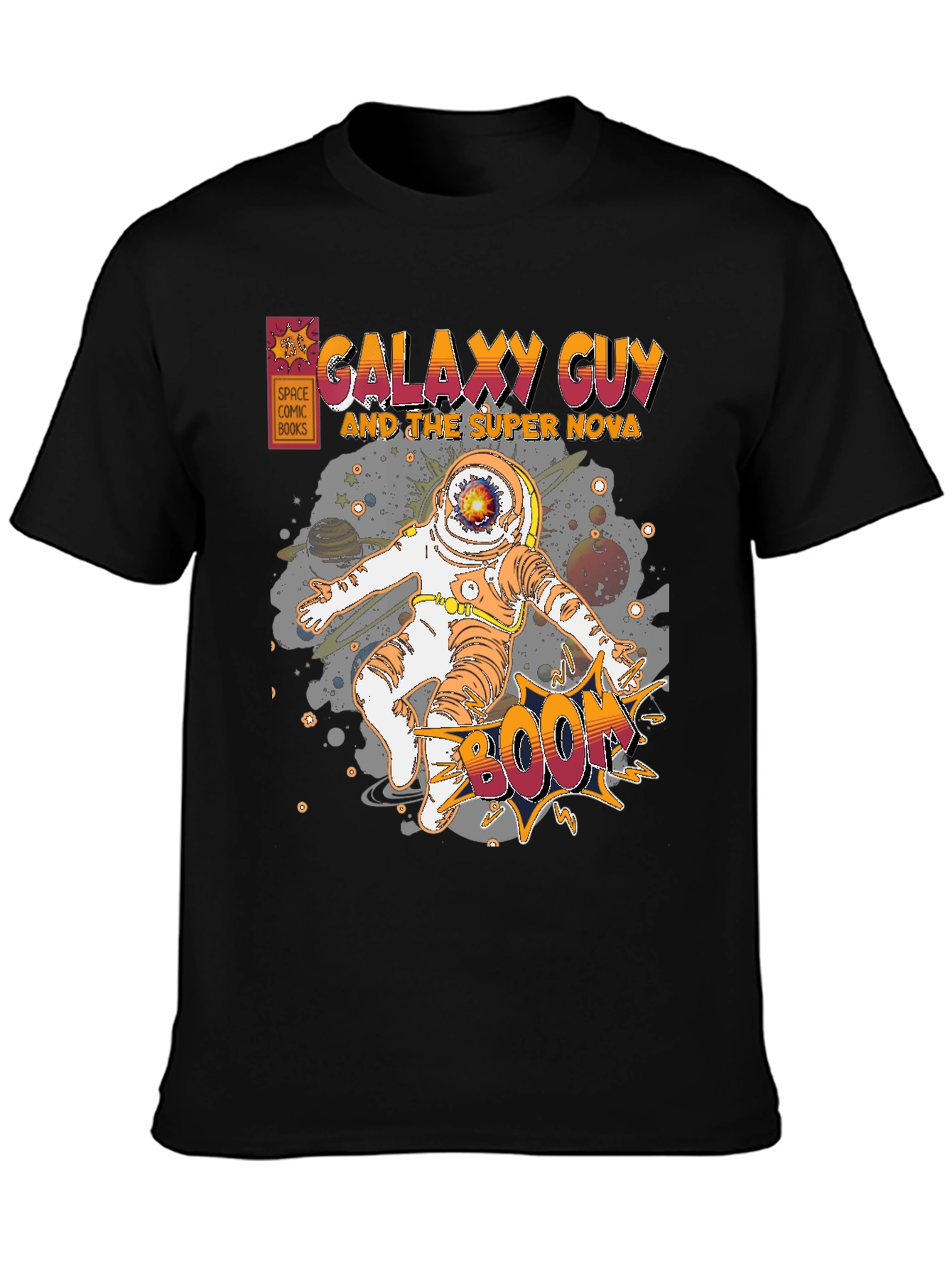 Galaxy Guy Comic Book Graphic T-Shirt