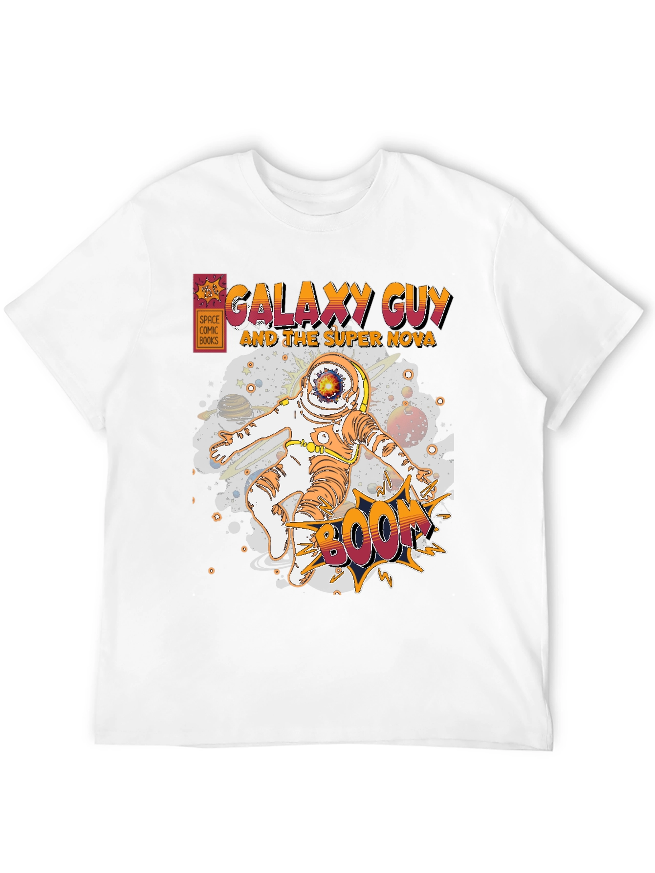 Galaxy Guy Comic Book Graphic T-Shirt