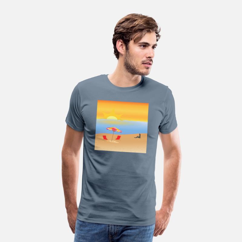 On the beach