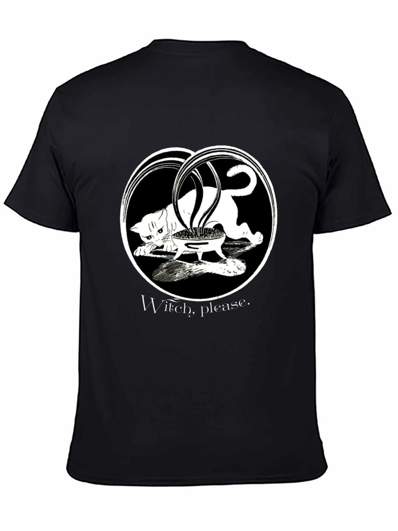 Witch Please Cat Cauldron T-Shirt