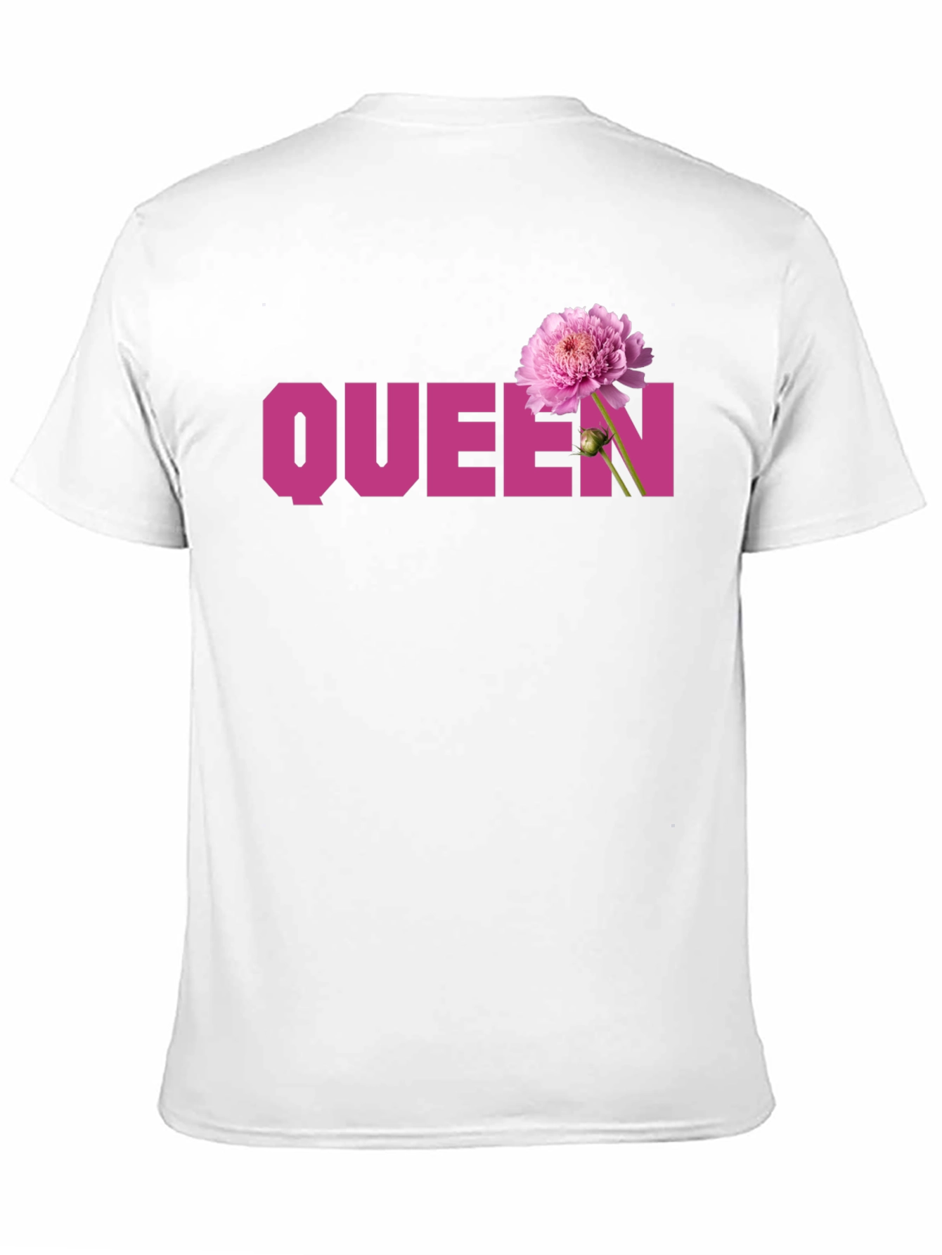 Queen Flower Graphic Tee - Stylish Womens T-Shirt