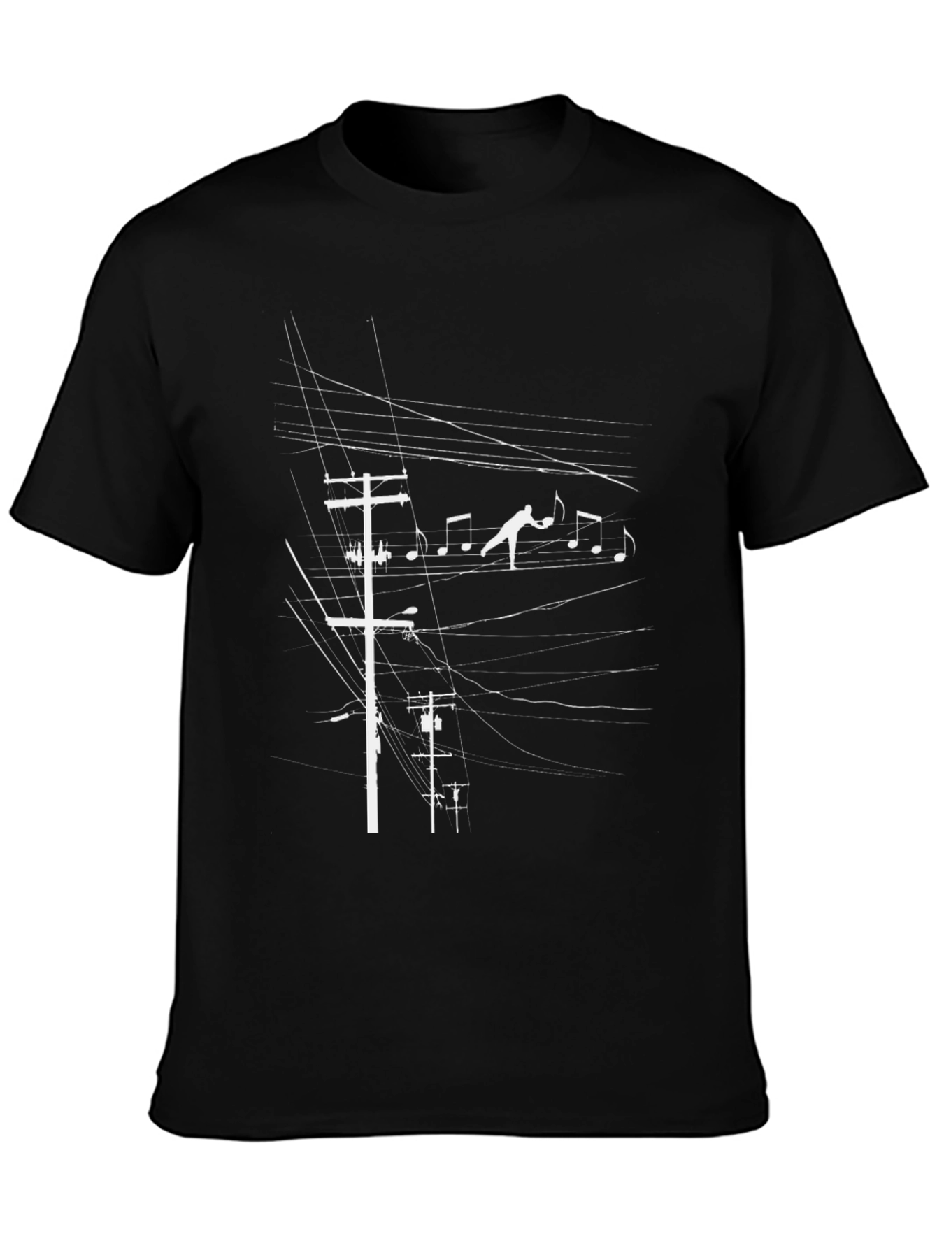Music Lover Black T-Shirt