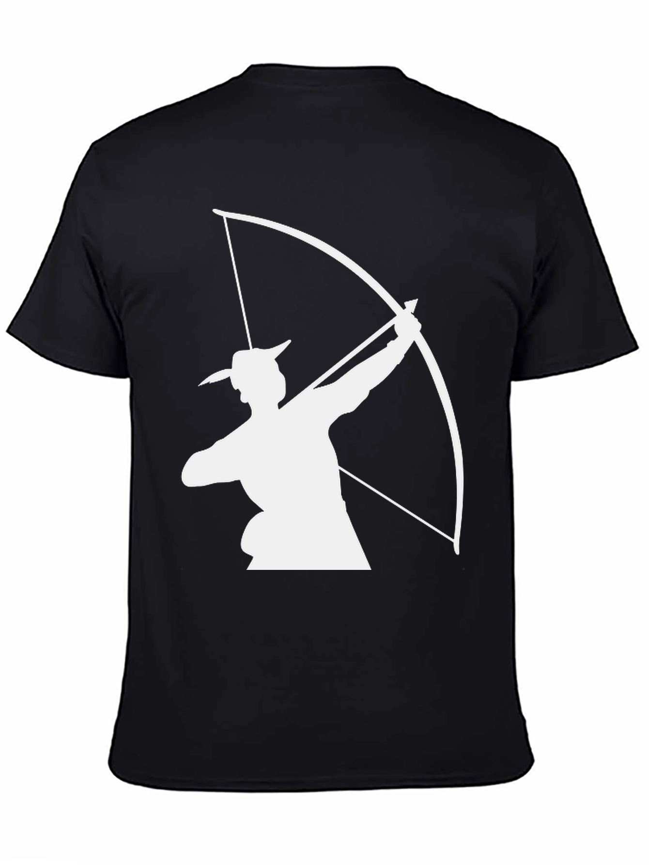 Archery T-Shirt - Black Bow & Arrow Graphic Tee