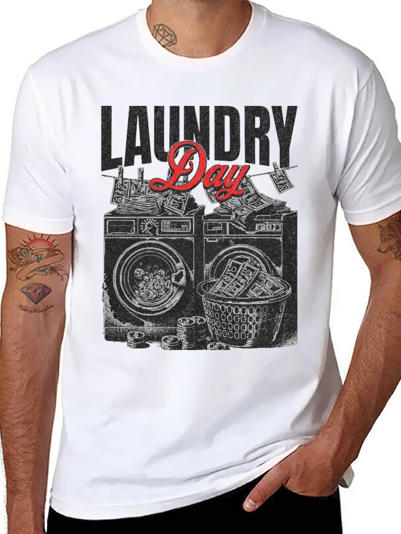 Laundry Day Graphic Tee