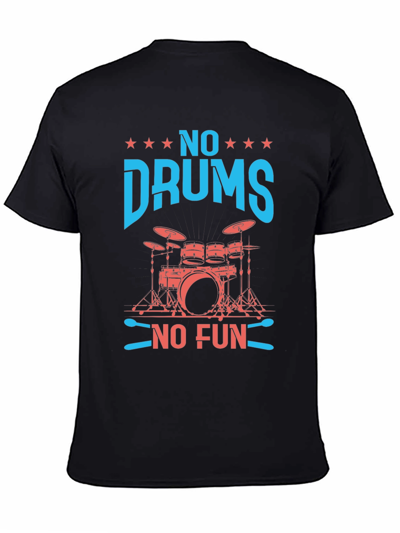 No Drums No Fun Graphic Tee