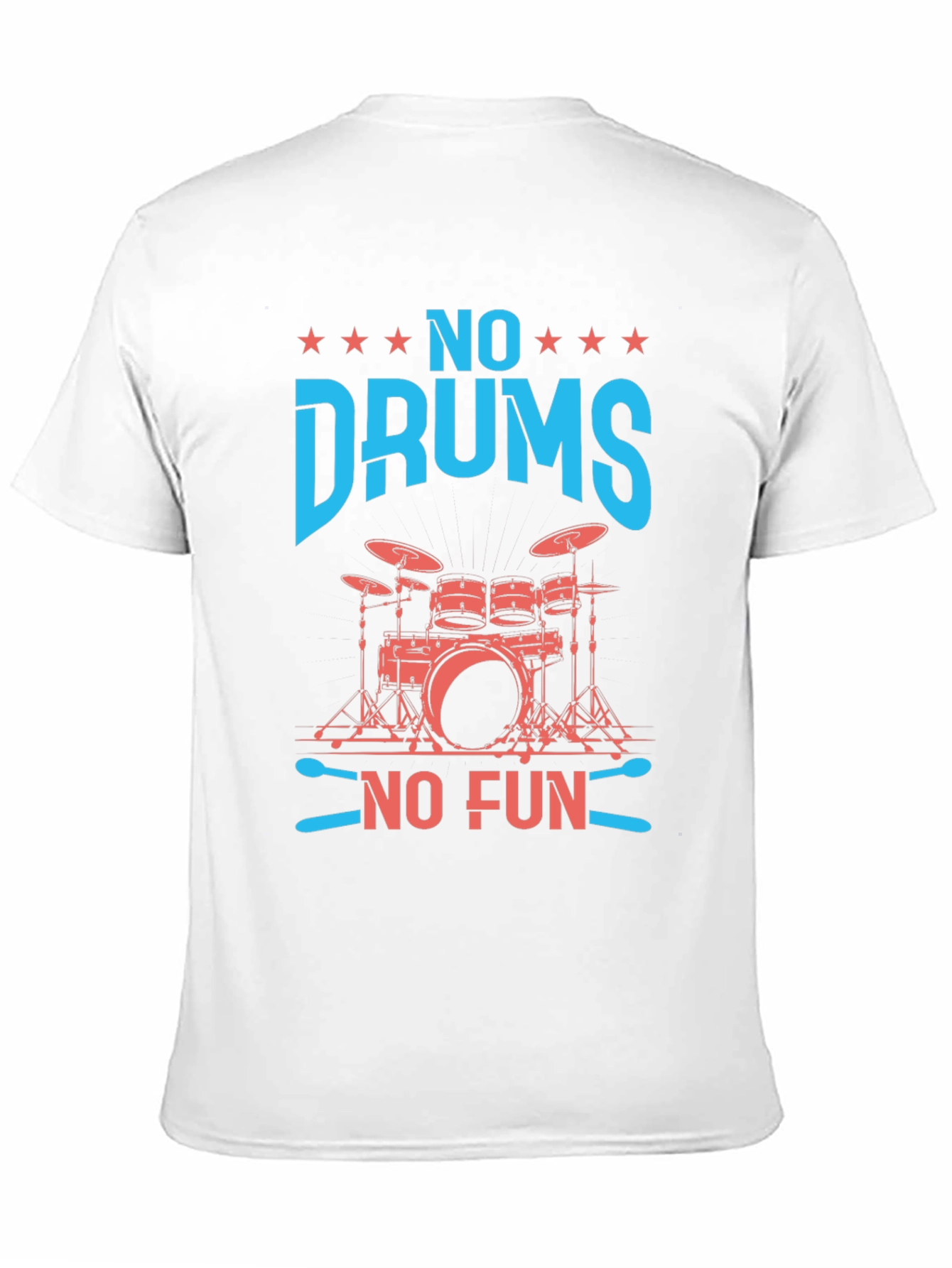 No Drums No Fun Graphic Tee