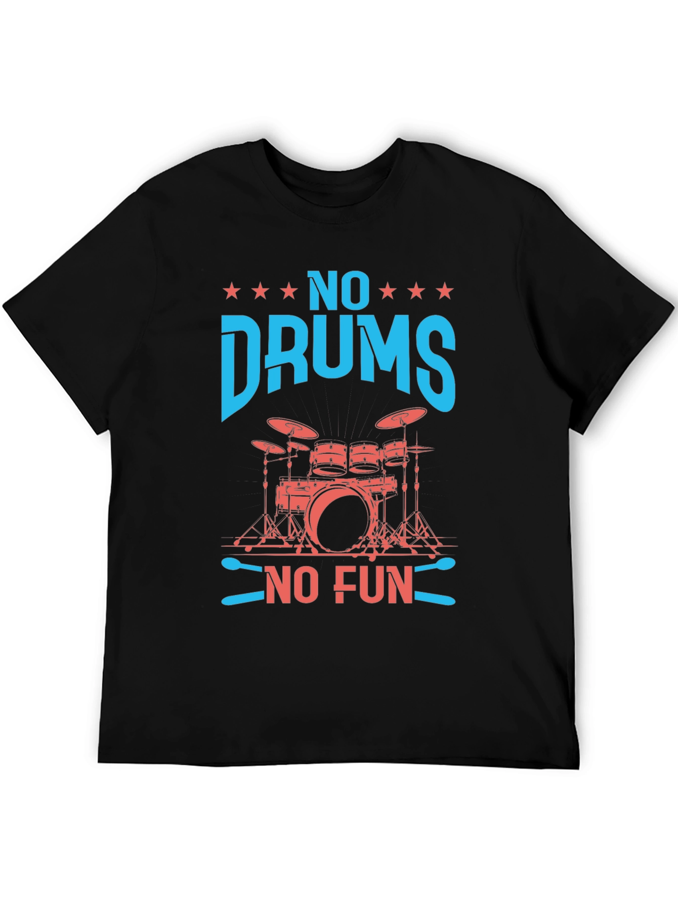 No Drums No Fun Graphic Tee