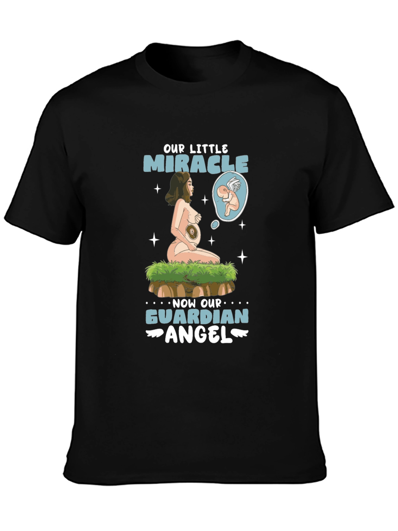Our Little Miracle Guardian Angel Graphic T-Shirt