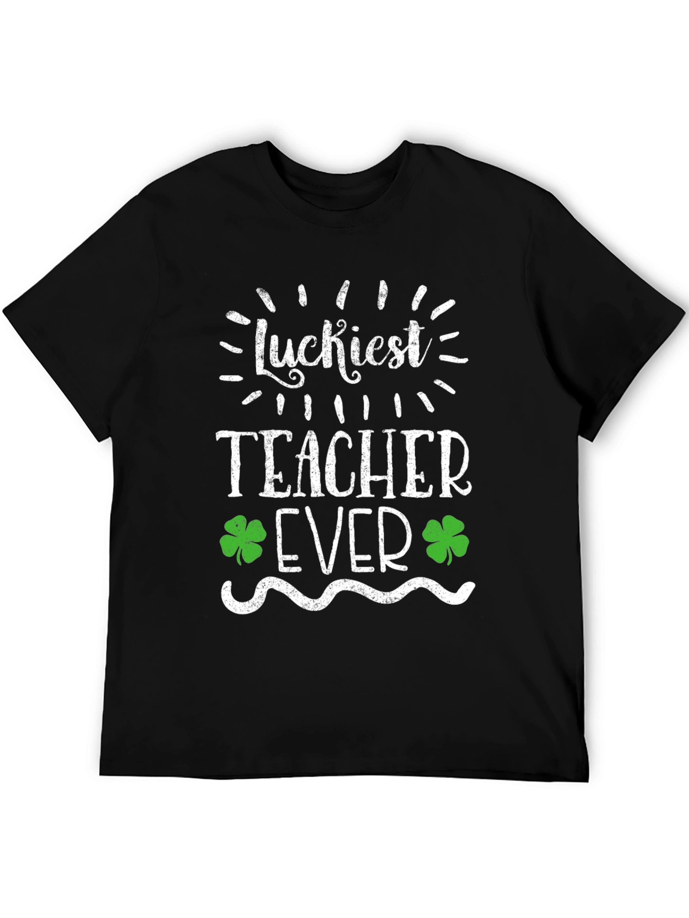 Luckiest Teacher Ever St. Patricks Day Graphic Tee