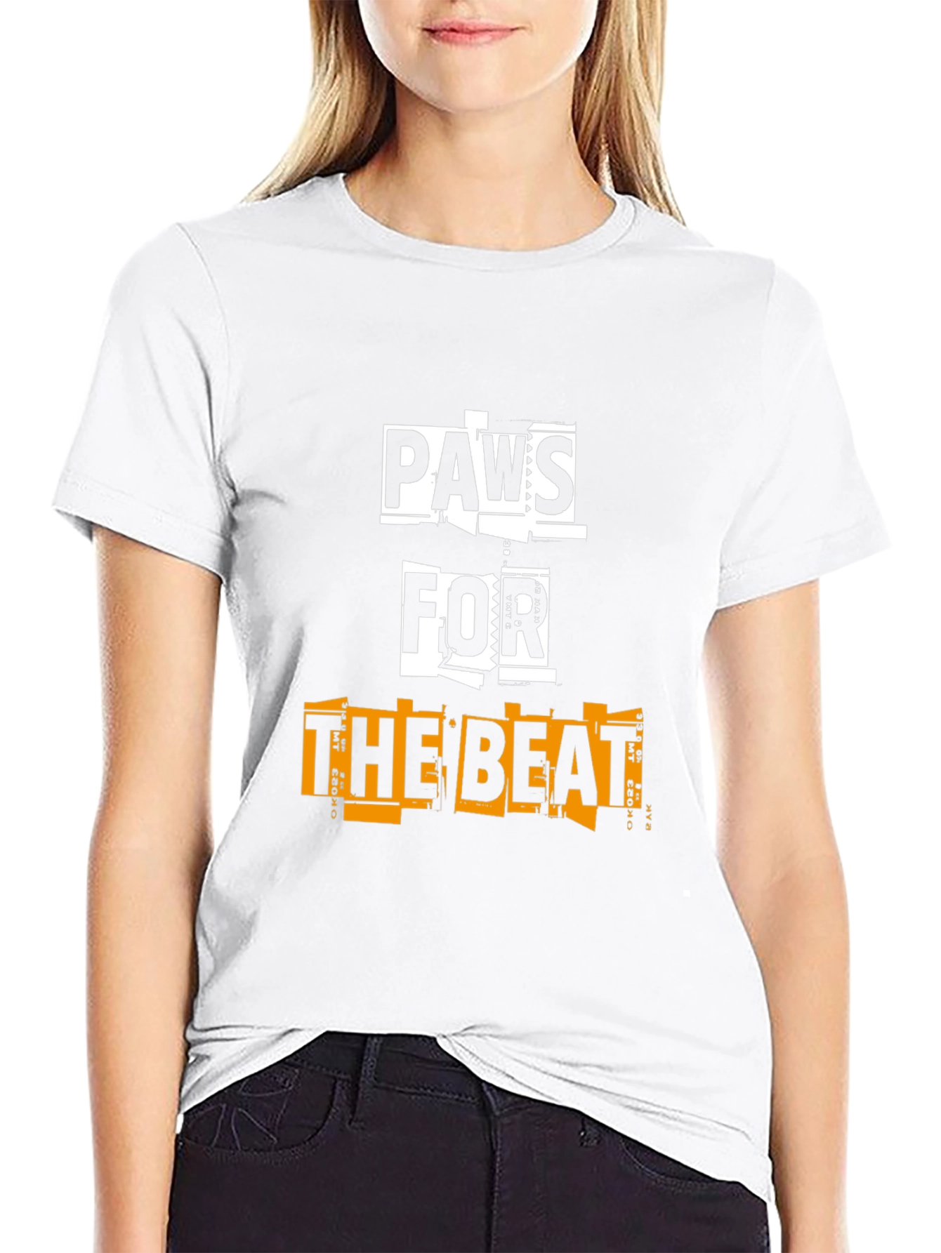 Paws For The Beat Black Graphic Tee