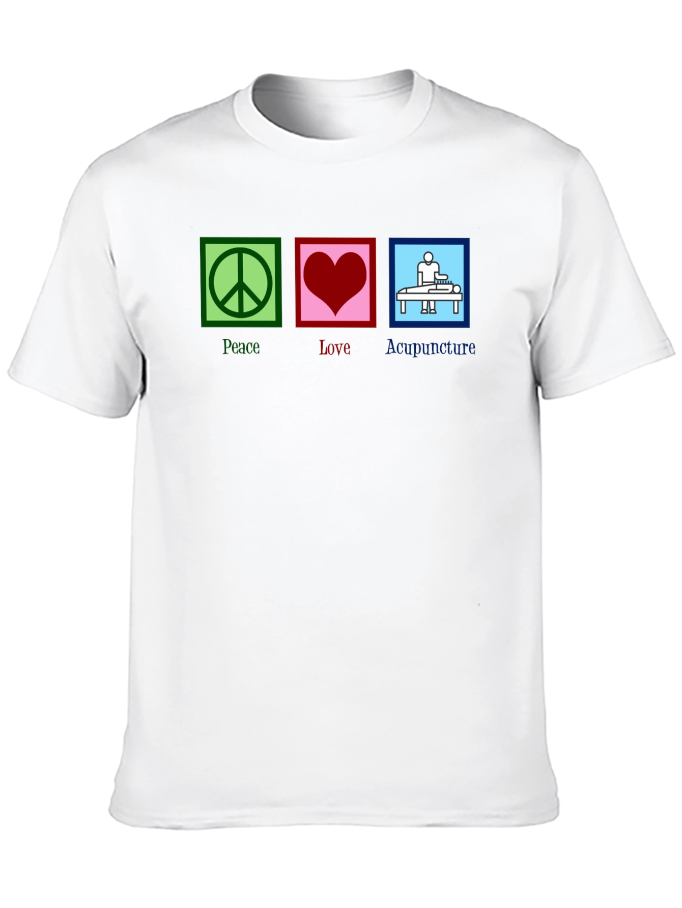 Peace Love Acupuncture Graphic Tee