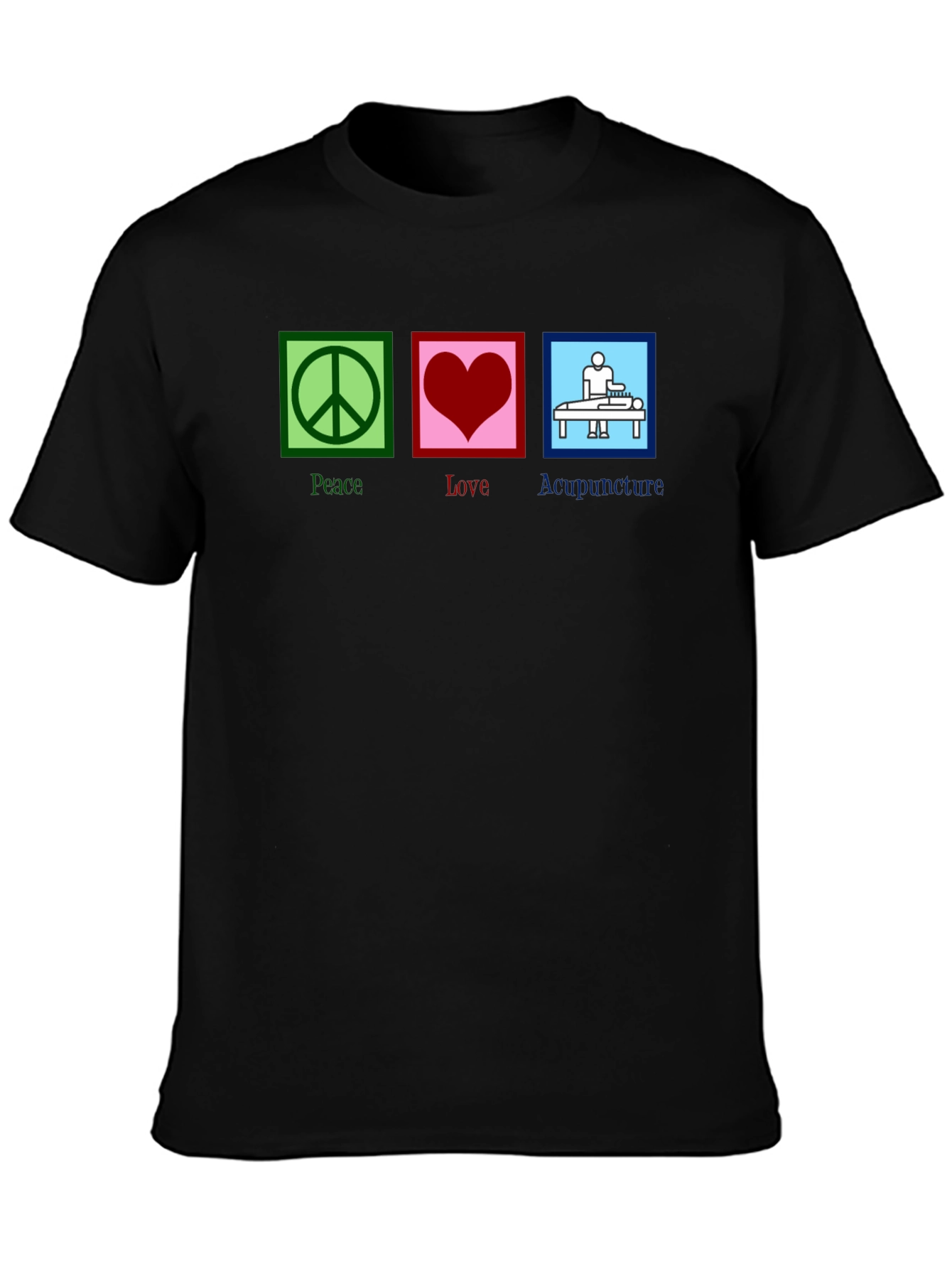Peace Love Acupuncture Graphic Tee