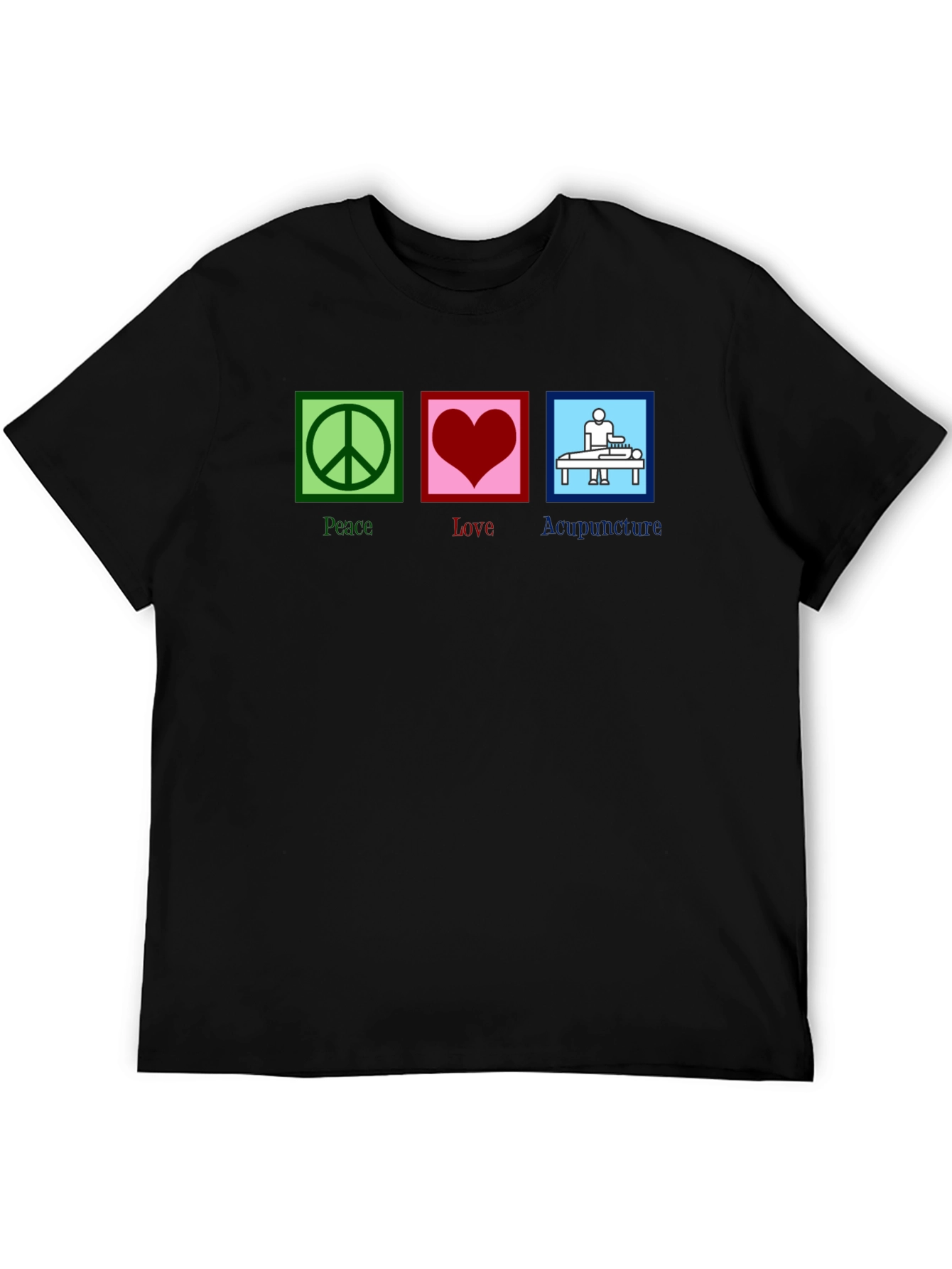 Peace Love Acupuncture Graphic Tee