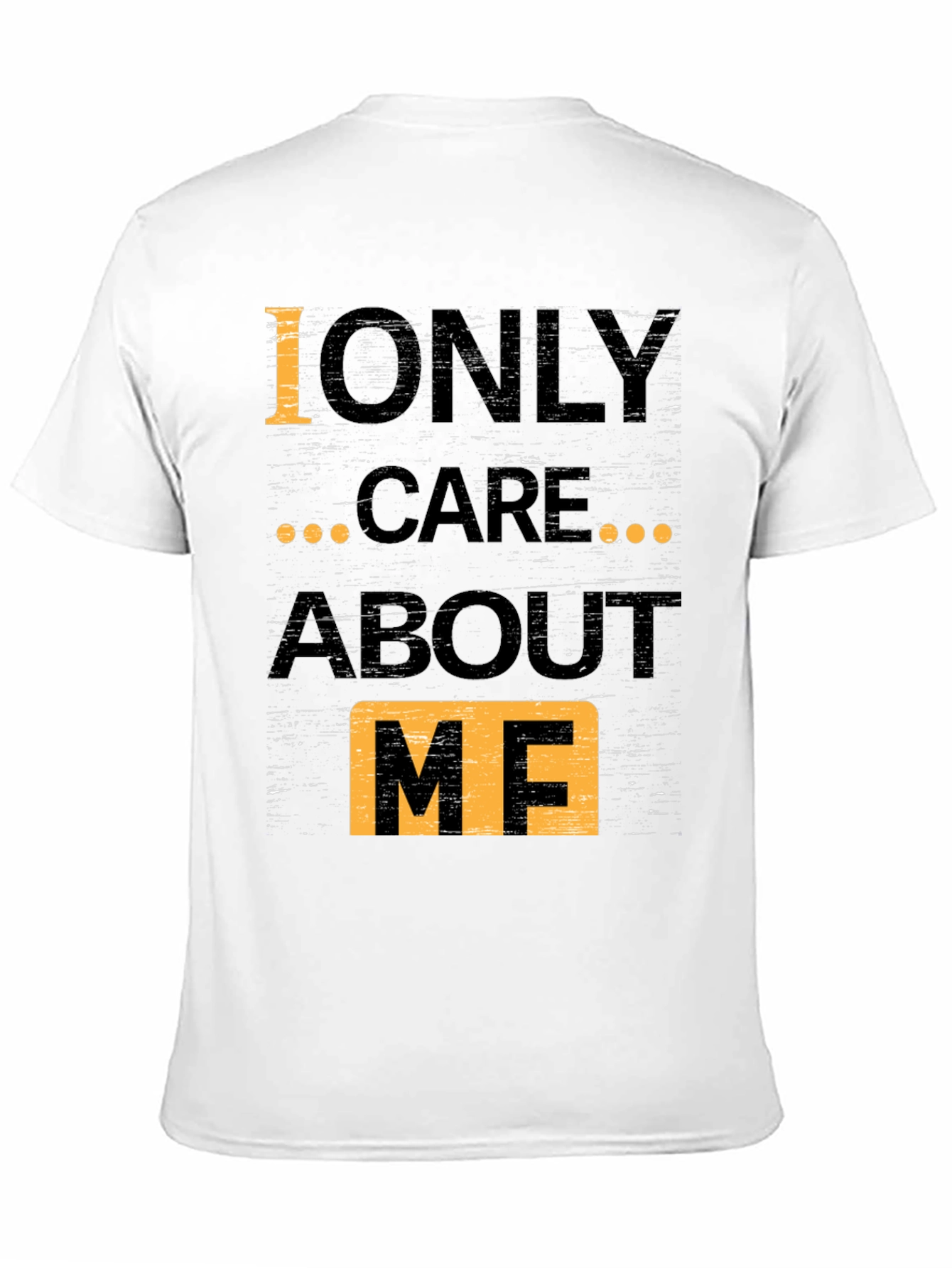 I Only Care About Me Graphic Tee - Black