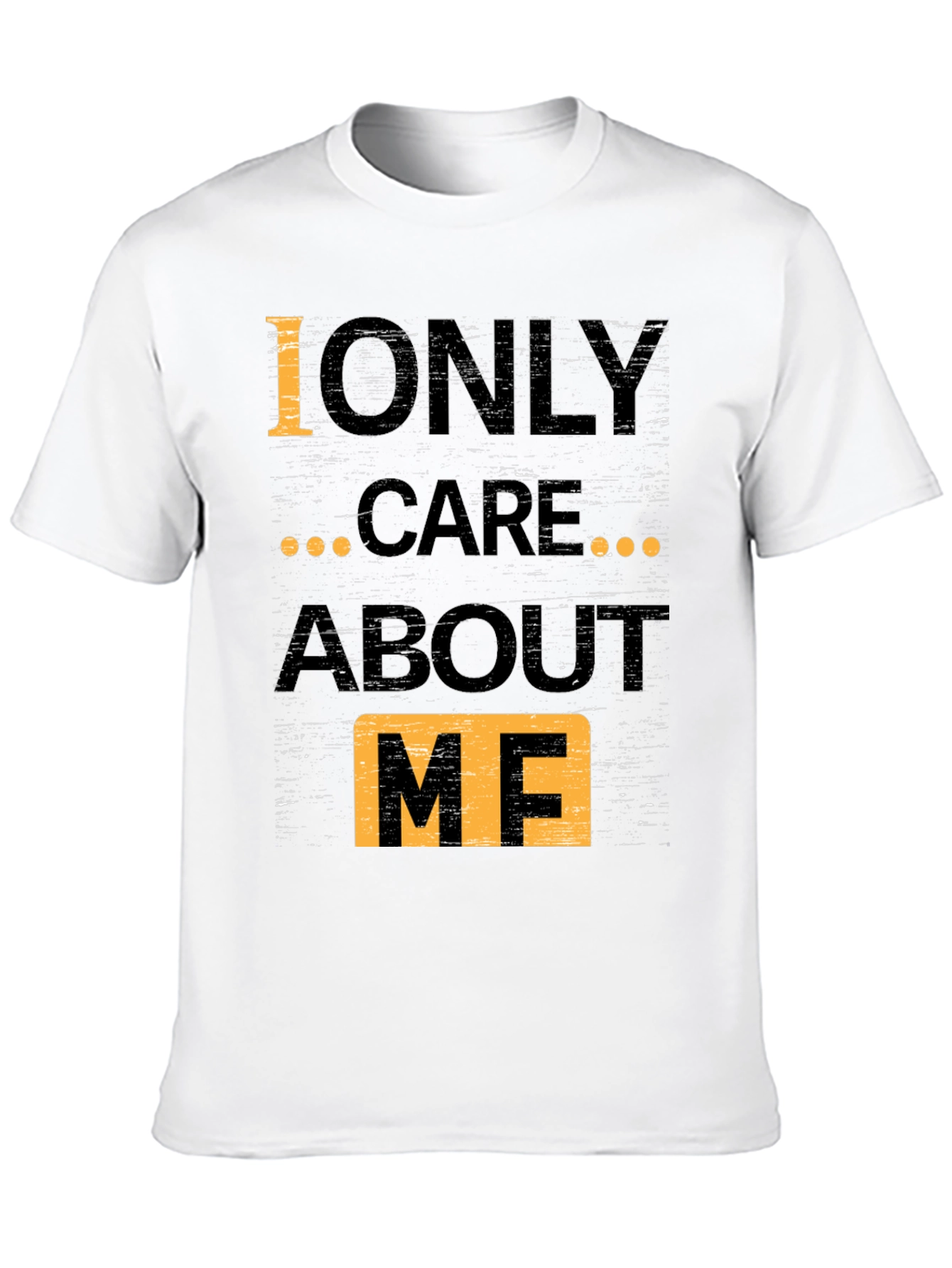 I Only Care About Me Graphic Tee - Black