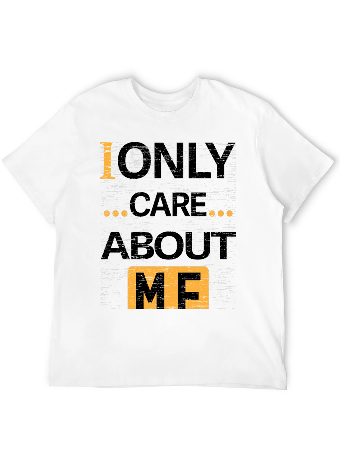 I Only Care About Me Graphic Tee - Black