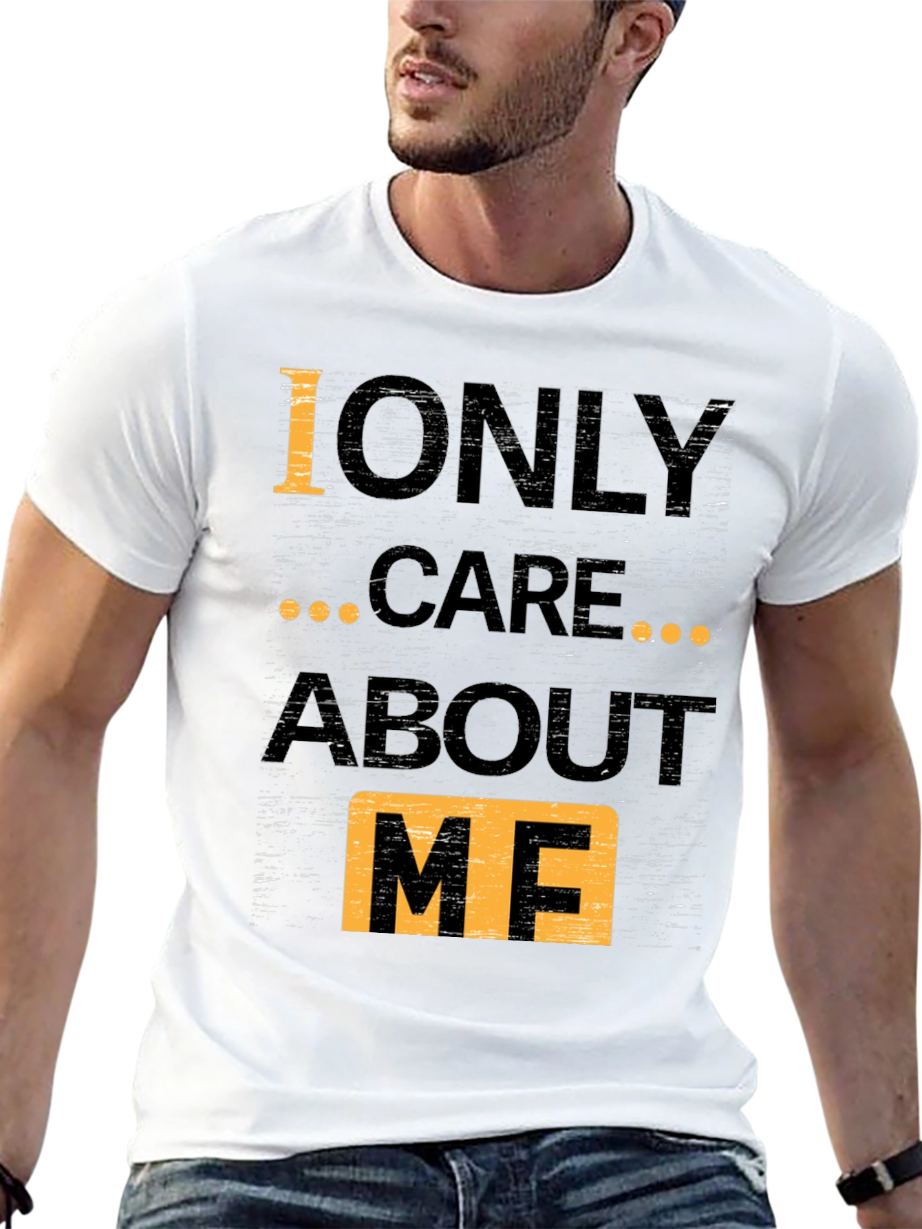I Only Care About Me Graphic Tee - Black